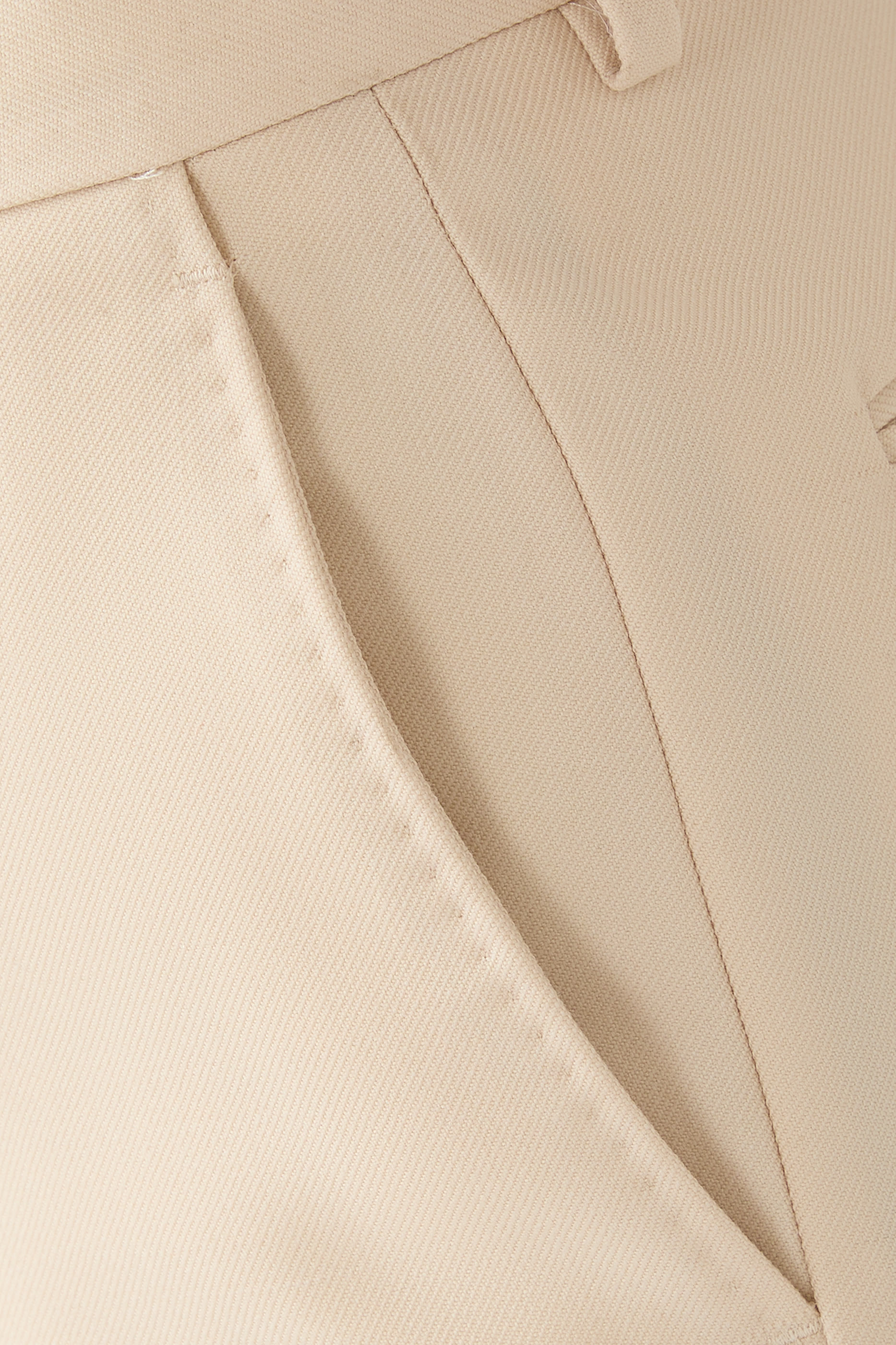 Turn-Ups Gabardine Pants