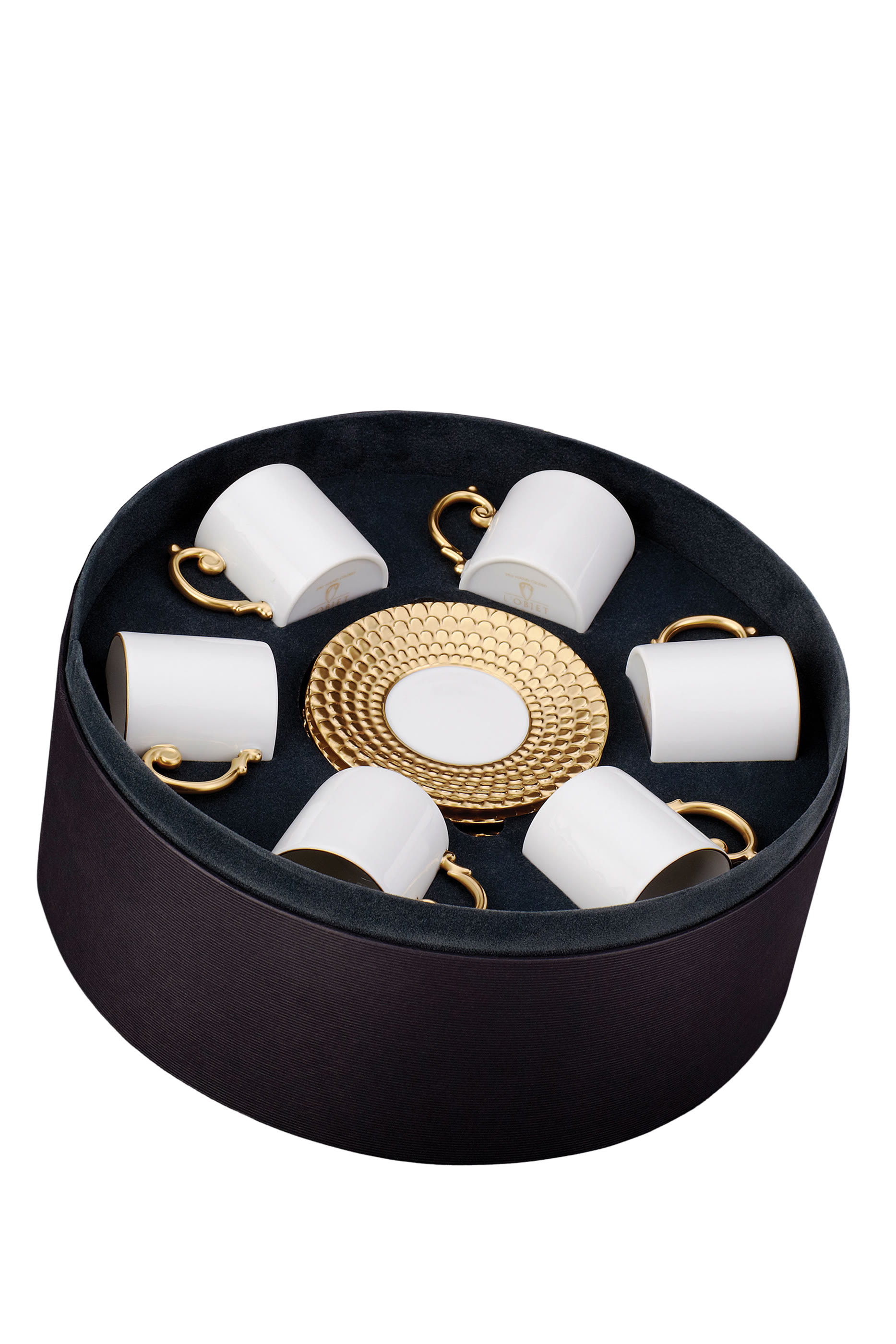 Aegean Espresso Cup And Saucer Set Of Six