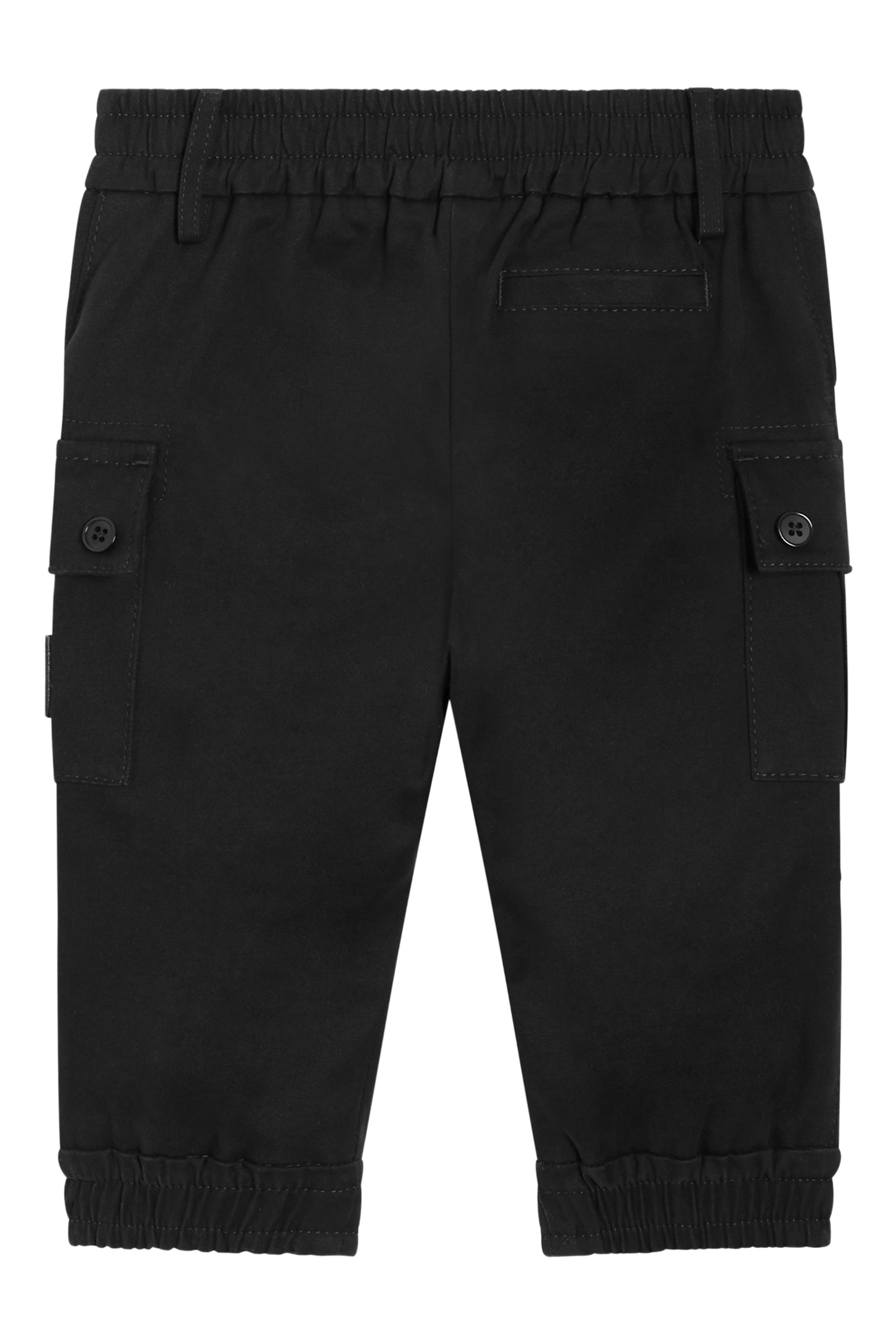Kids Cotton Gabardine Cargo Pants