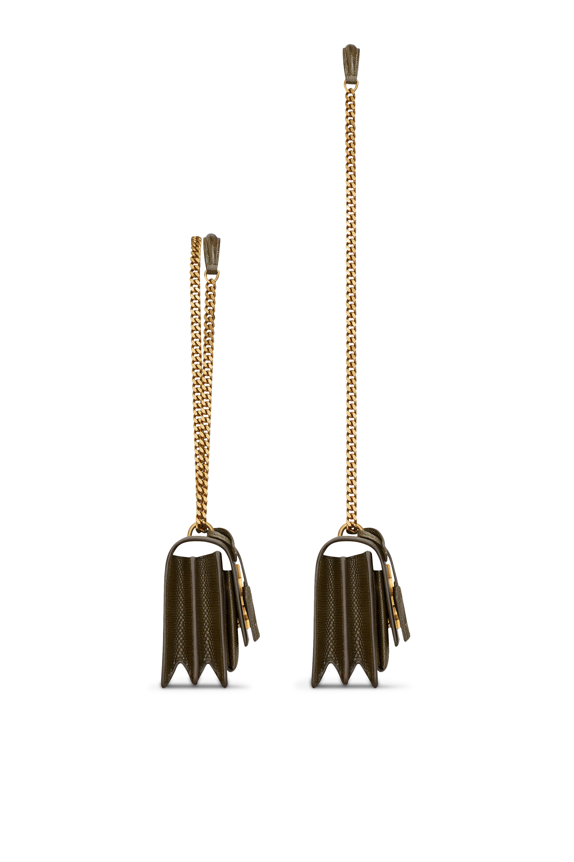 Sunset Crocodile Embossed Crossbody Bag