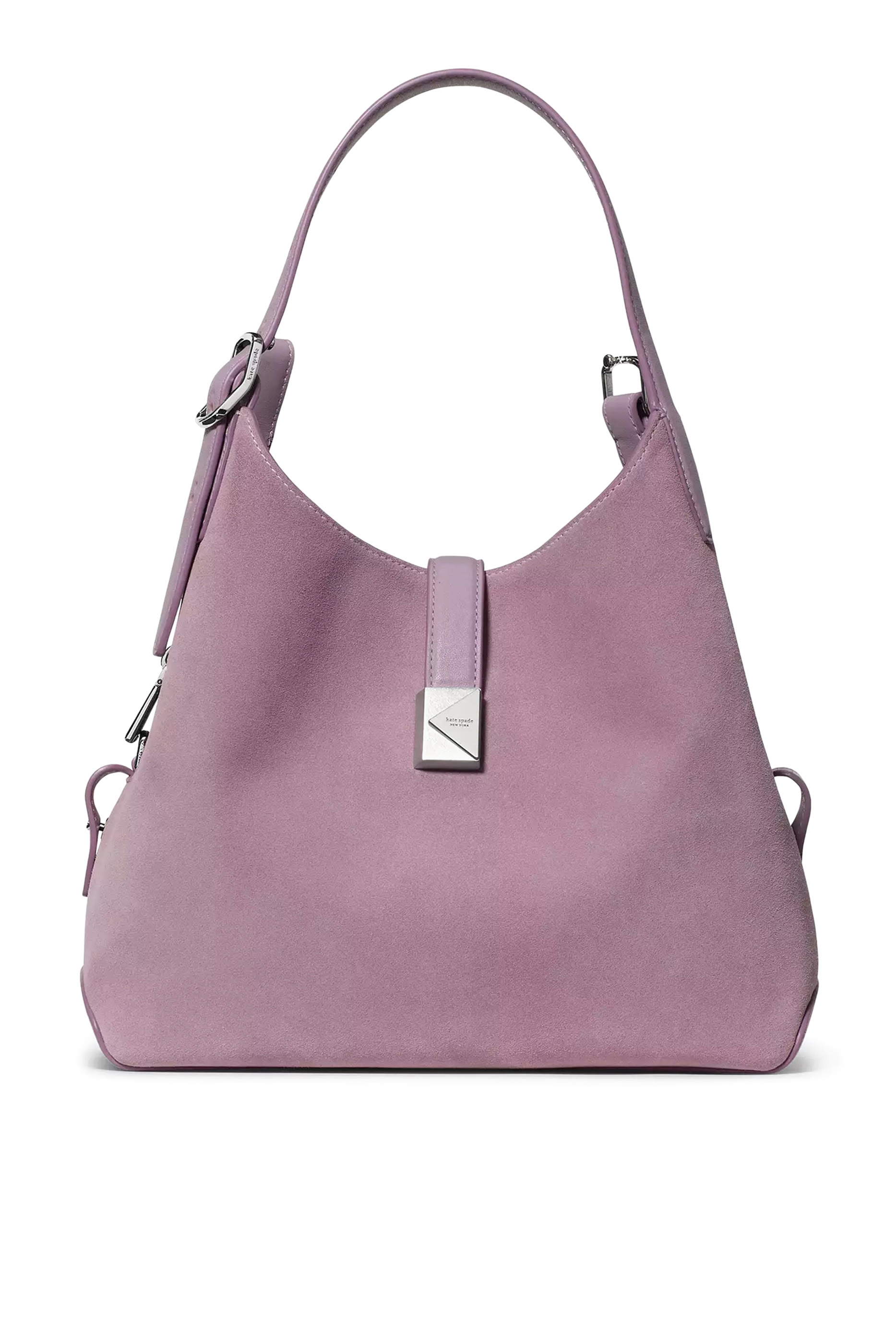 Deco Suede Crossbody Tote Bag