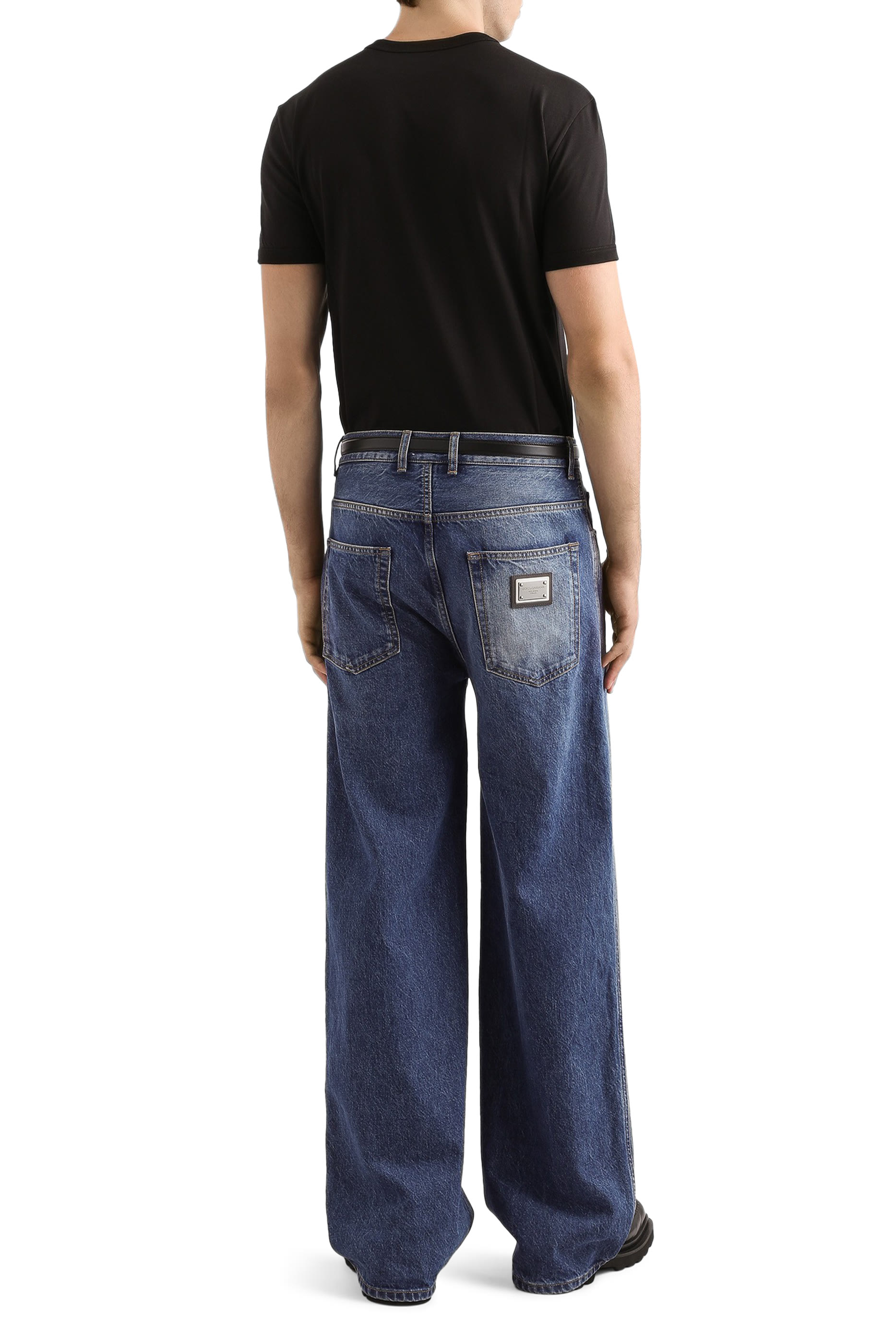 Cotton T-Shirt with Heraldic Patch