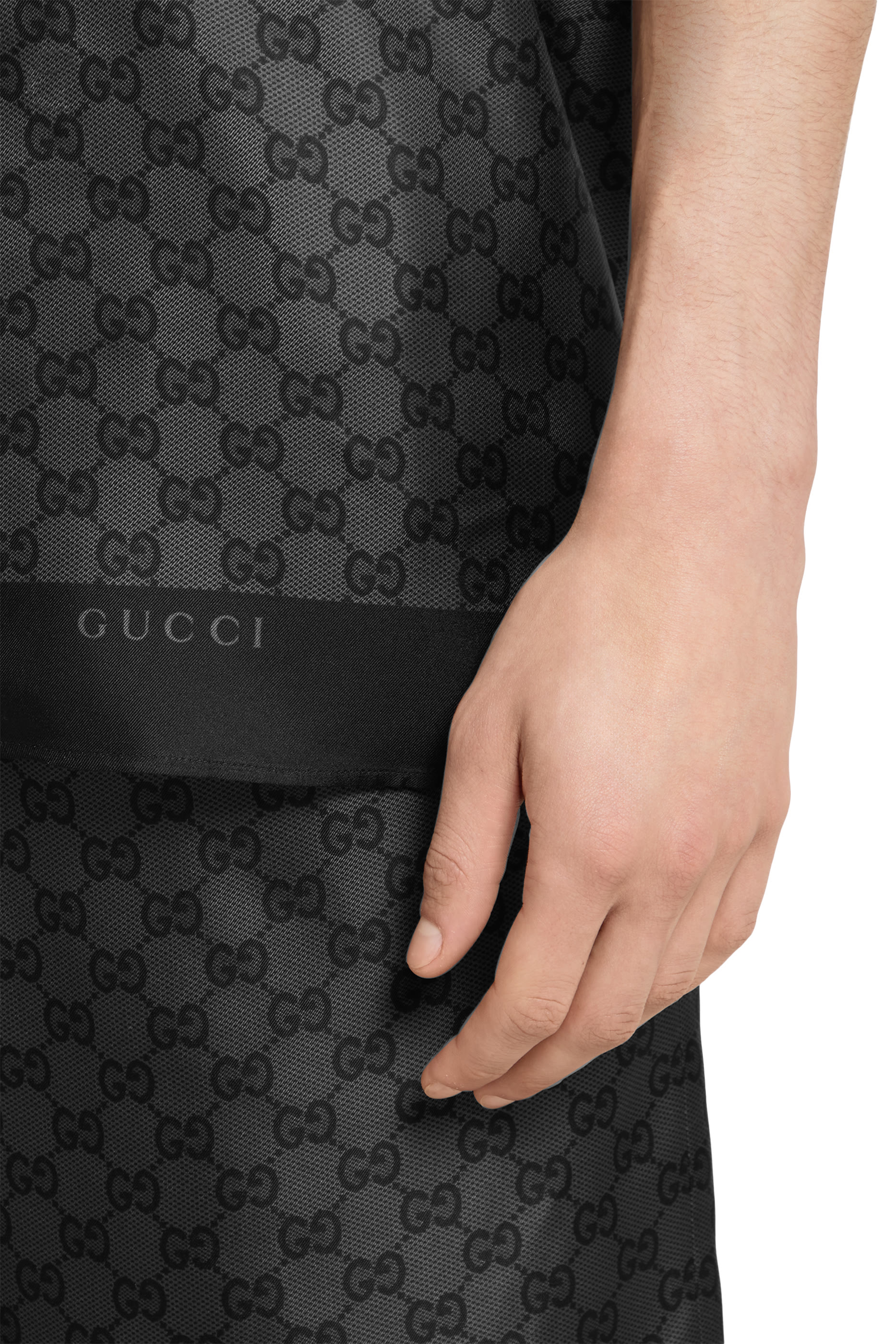 Silk Twill Bowling Shirt 