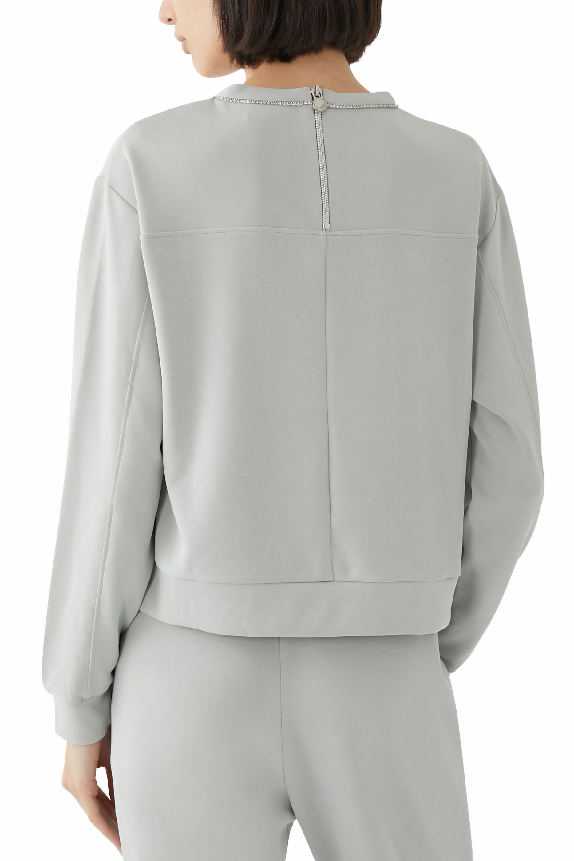 Precious Embellished Modal-blend Jersey Sweatshirt