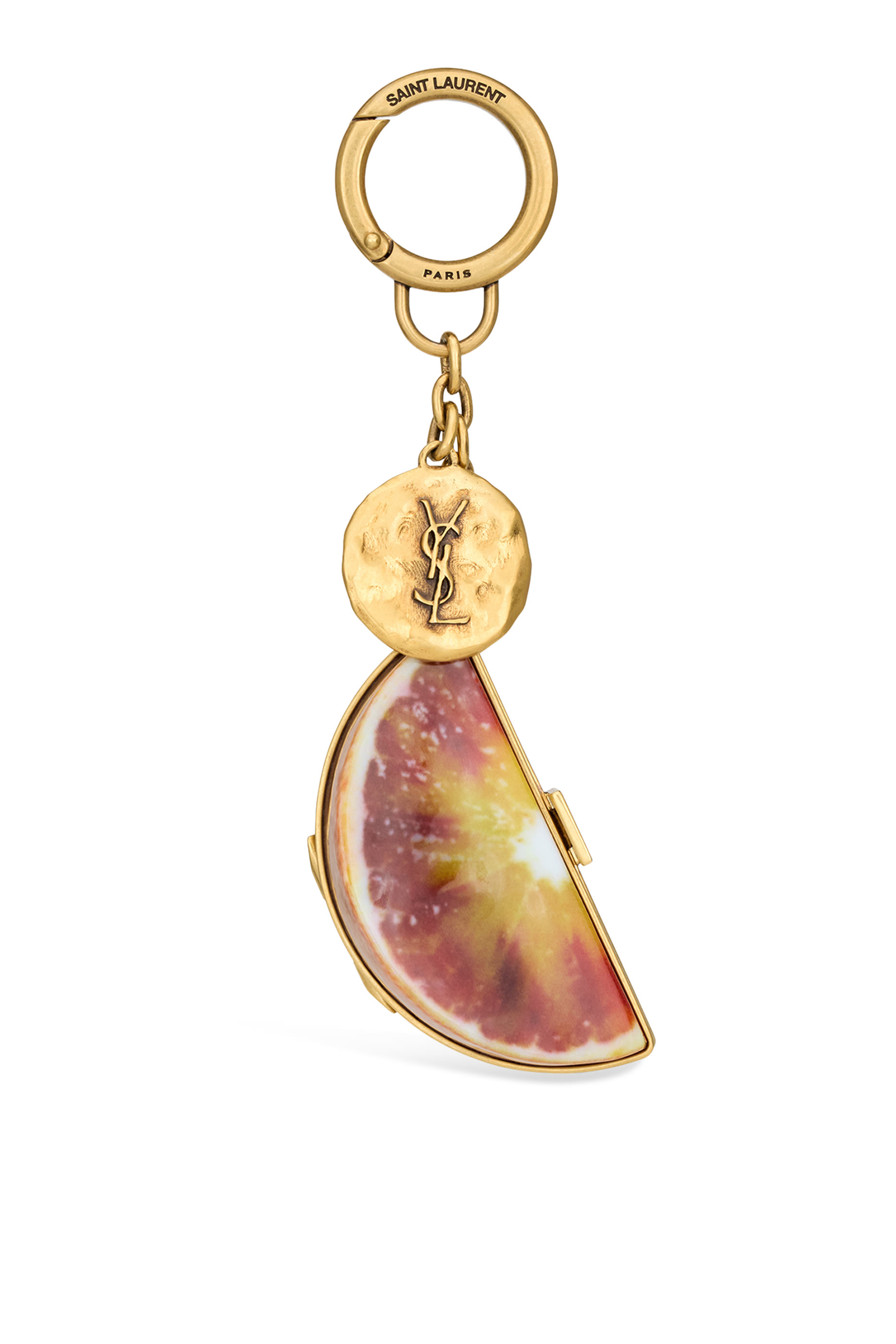 Orange Resin Keyring