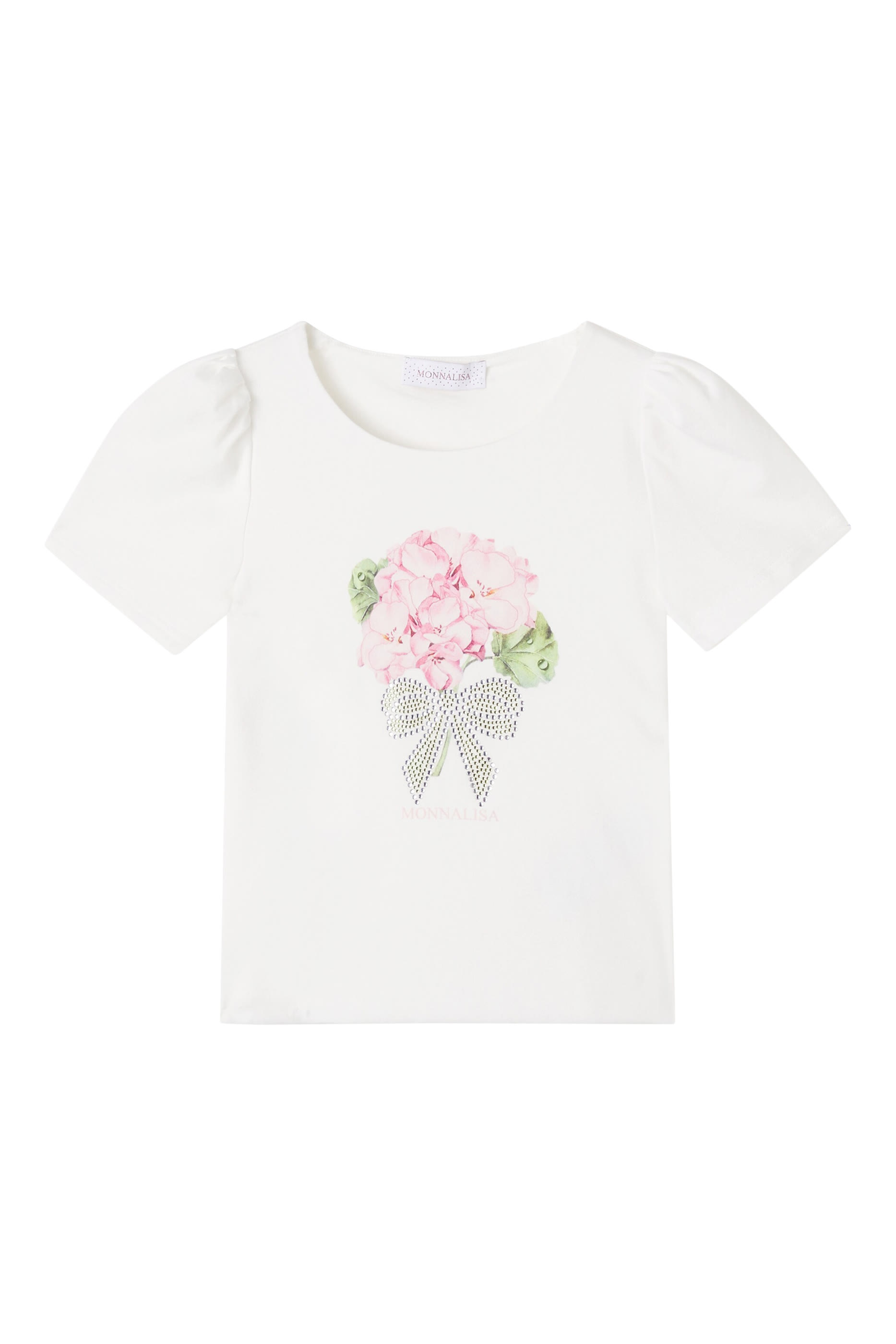 Kids Floral Cotton-Blend Jersey T-Shirt