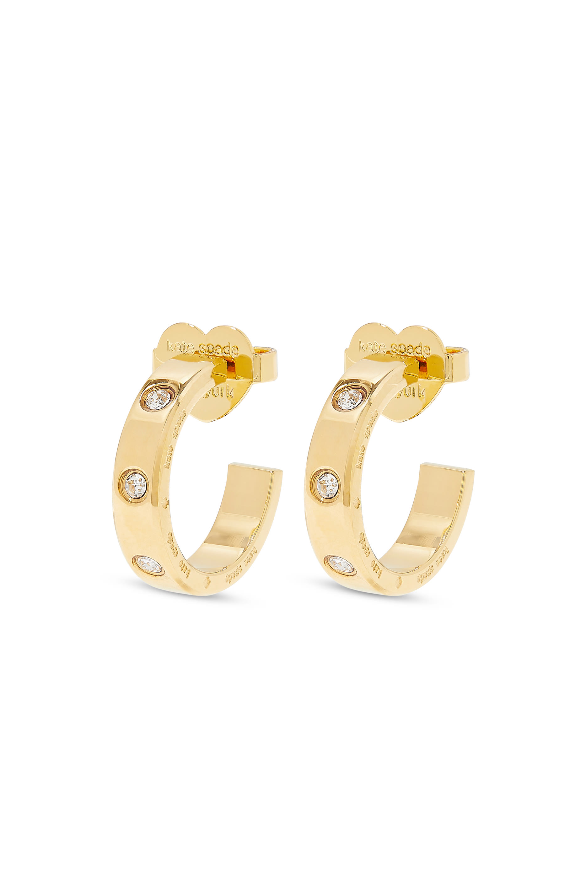 Set In Stone Huggie Earrings