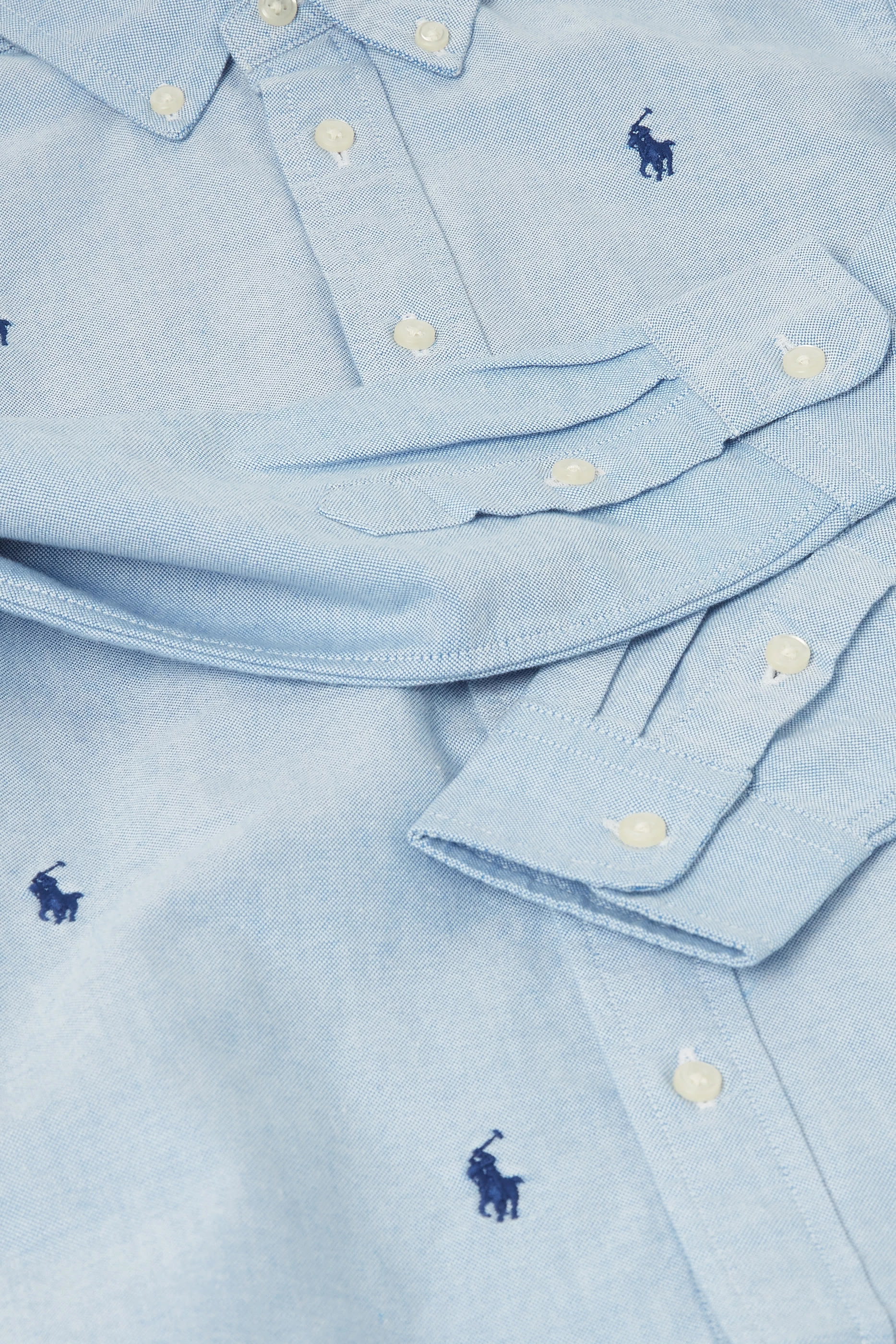 Kids Polo Pony Cotton Oxford Shirt