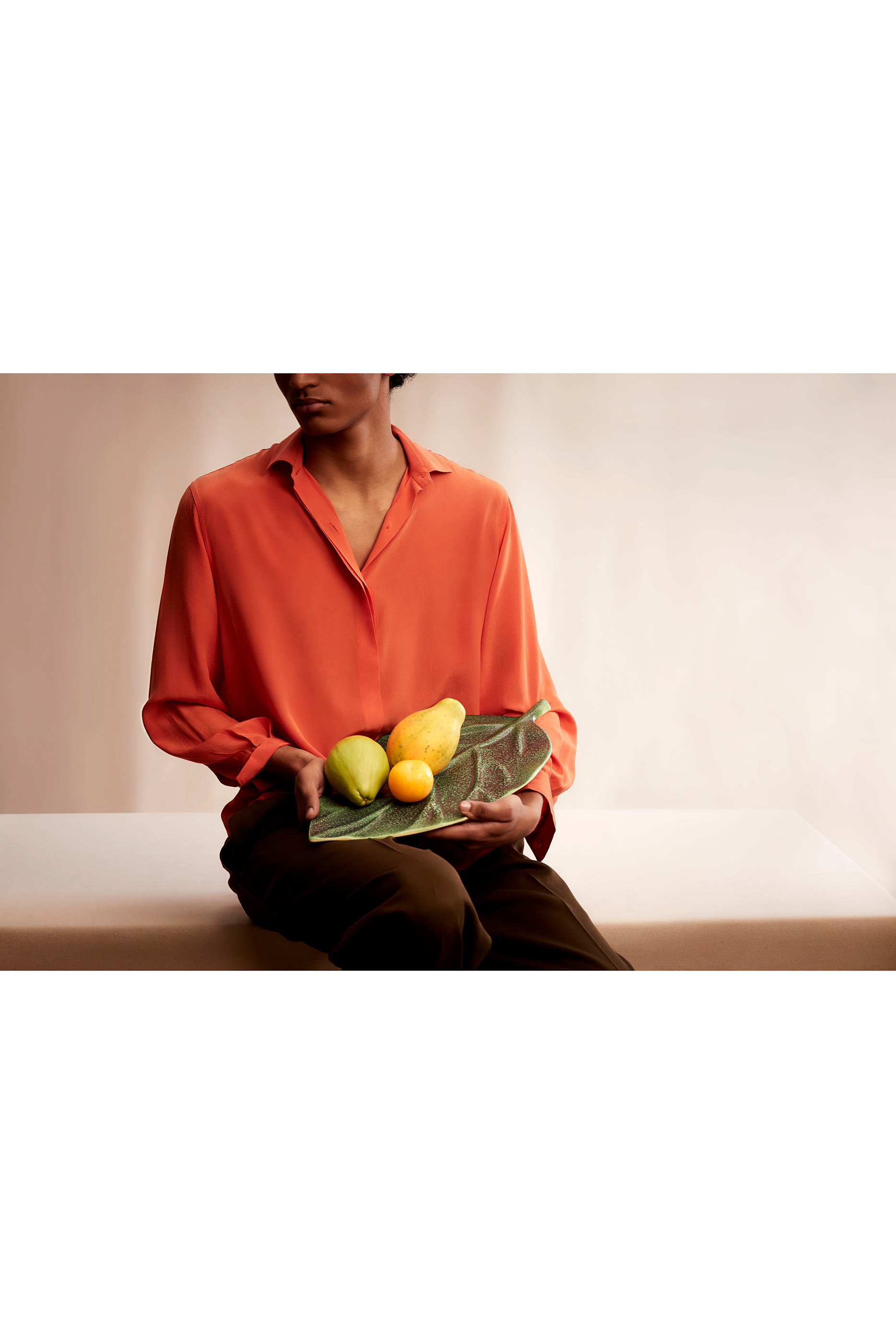 Large Cenote Leaf Platter