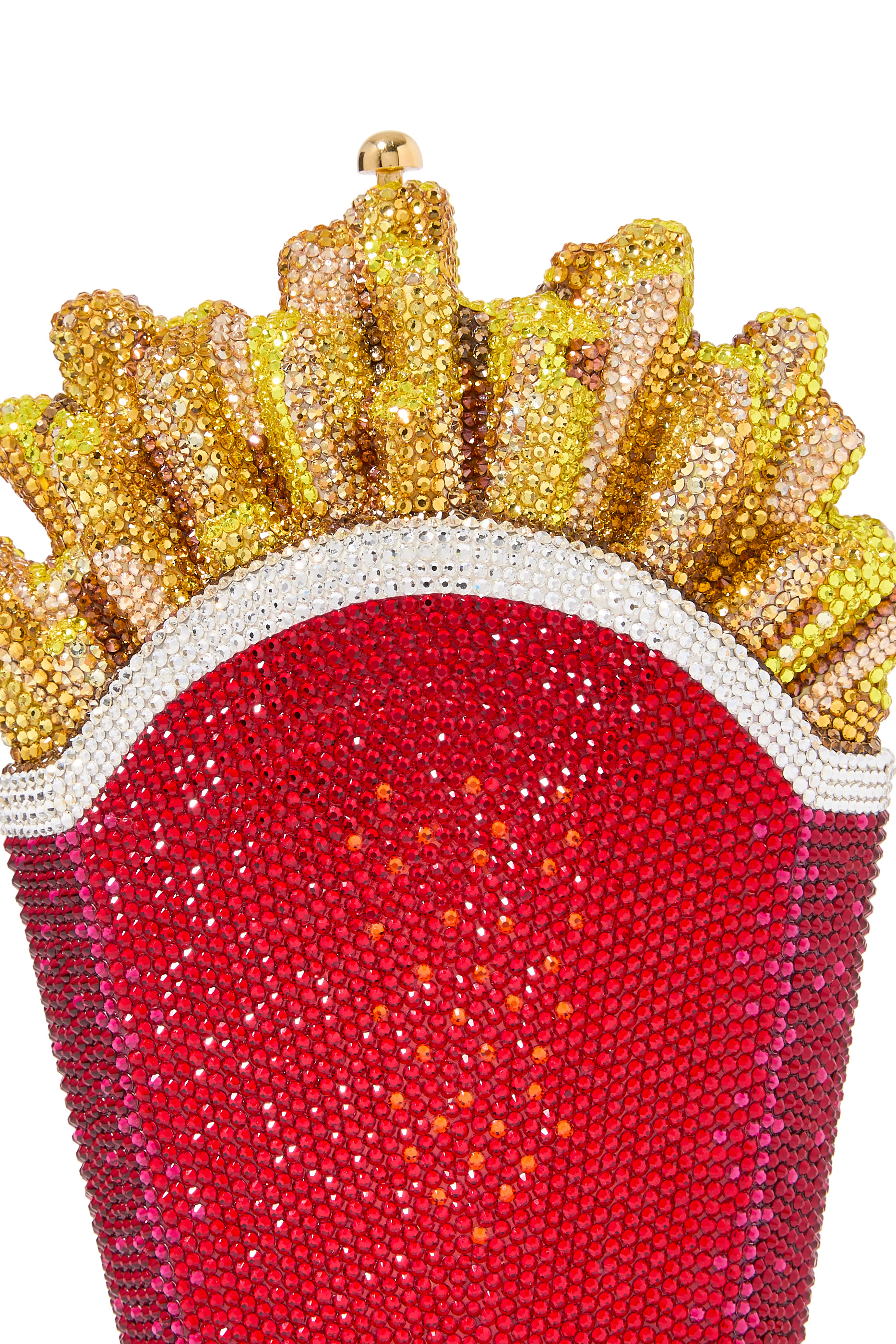 French Fries Fresh and Hot Crystal Clutch Bag