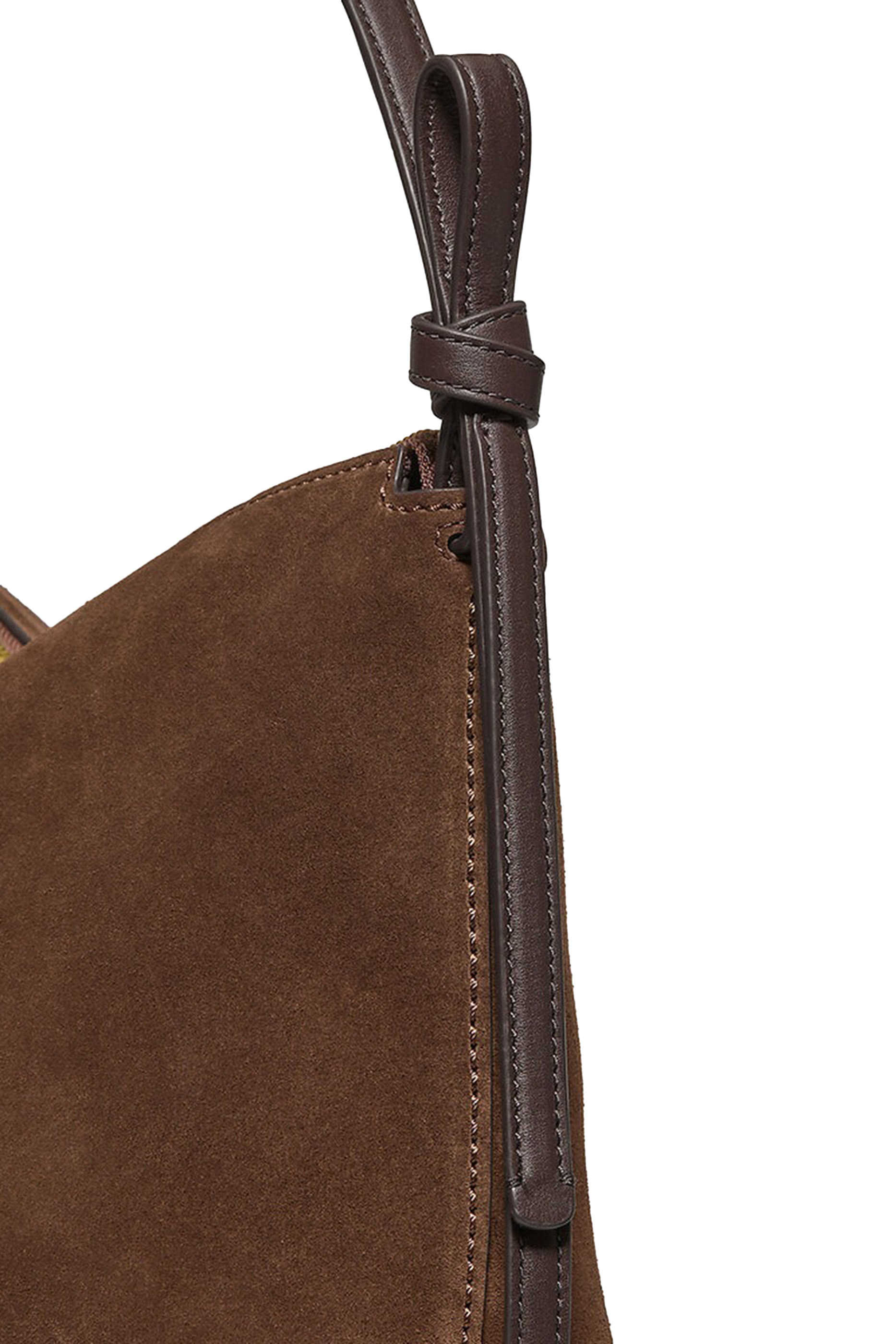 Loop Suede Large Shoulder Bag