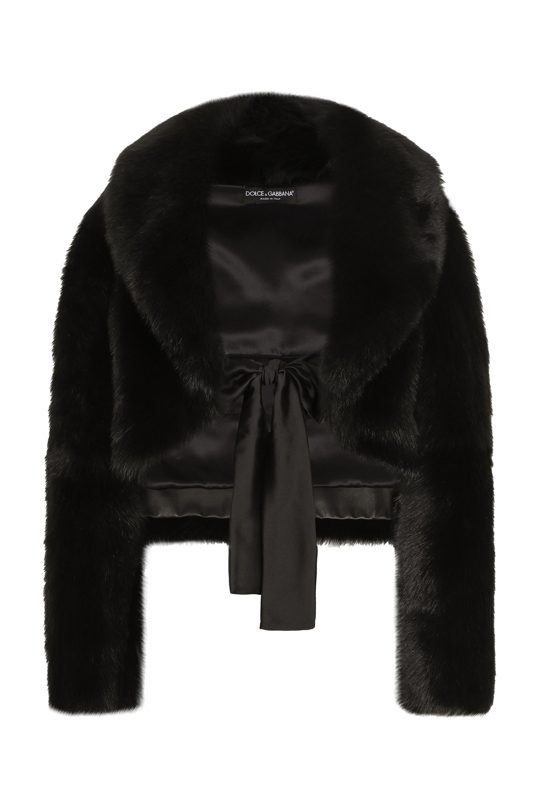 Short Lambskin Jacket with Belt