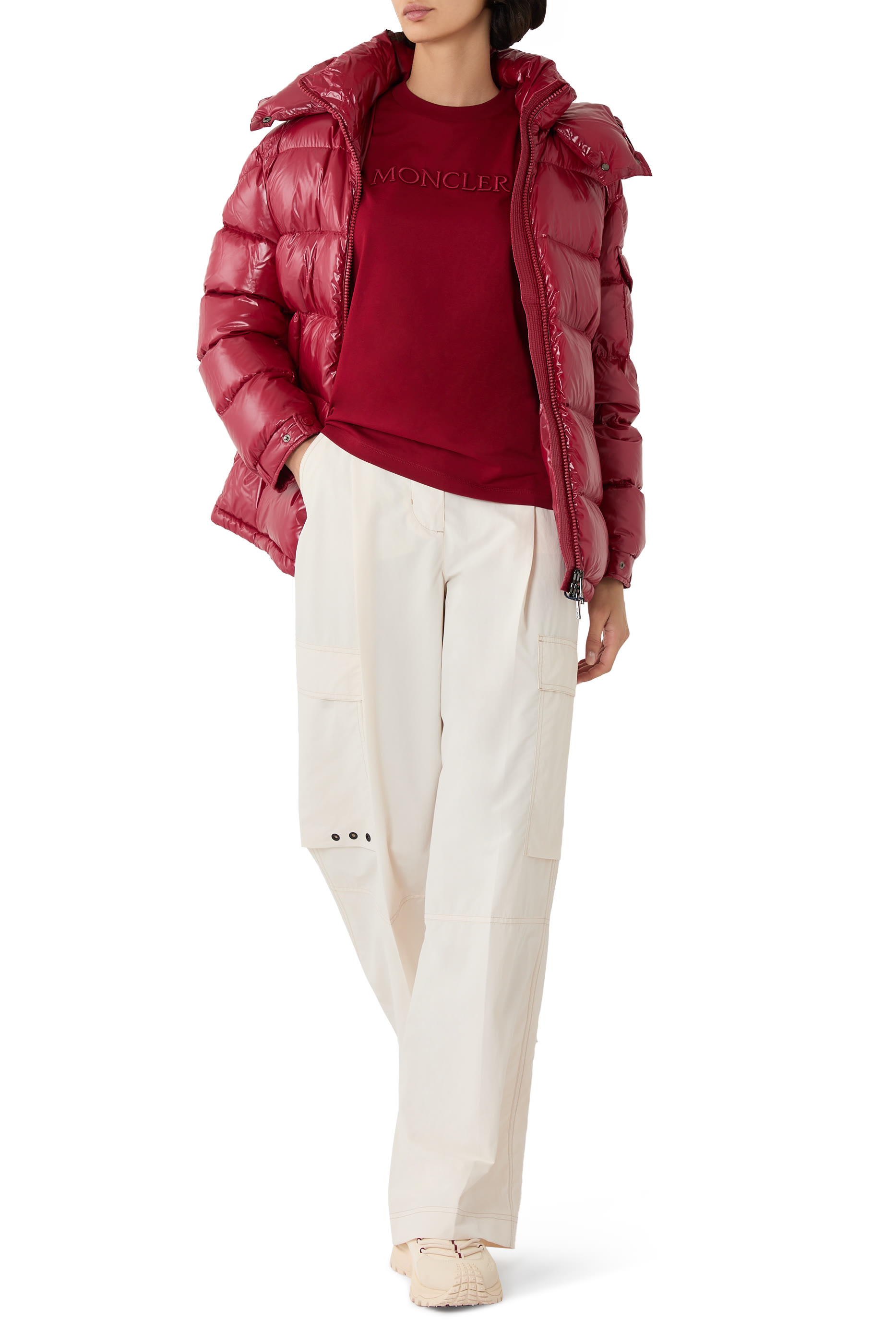 Maire Hooded Short Down Jacket