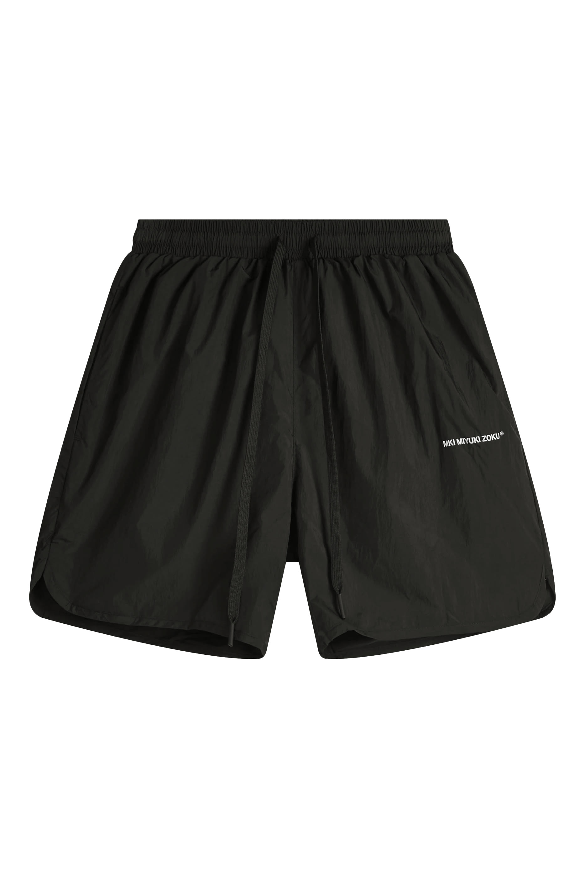 Crinkle Nylon Track Shorts