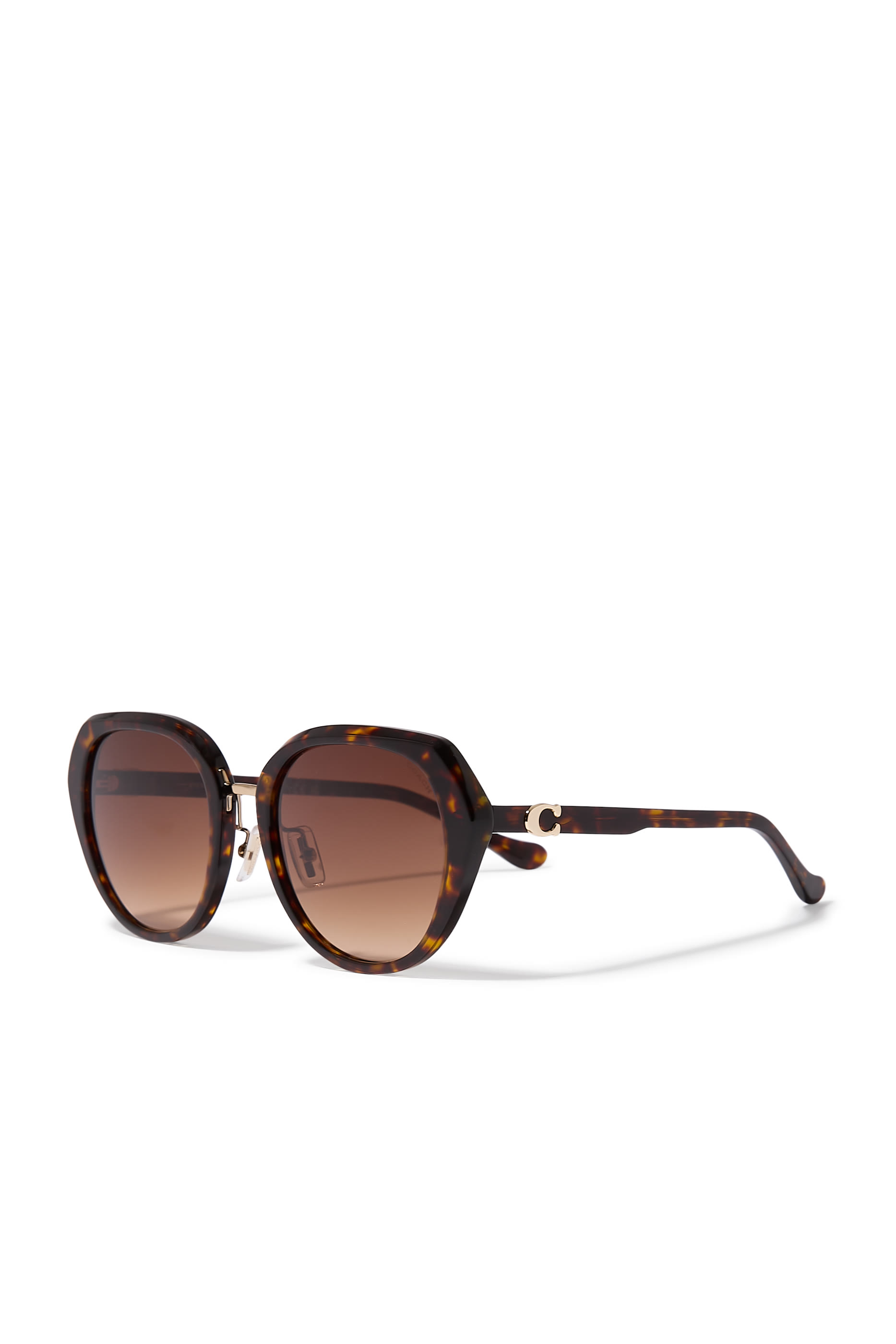 Cat Eye Frame Maxi C Thin Temple Sunglasses
