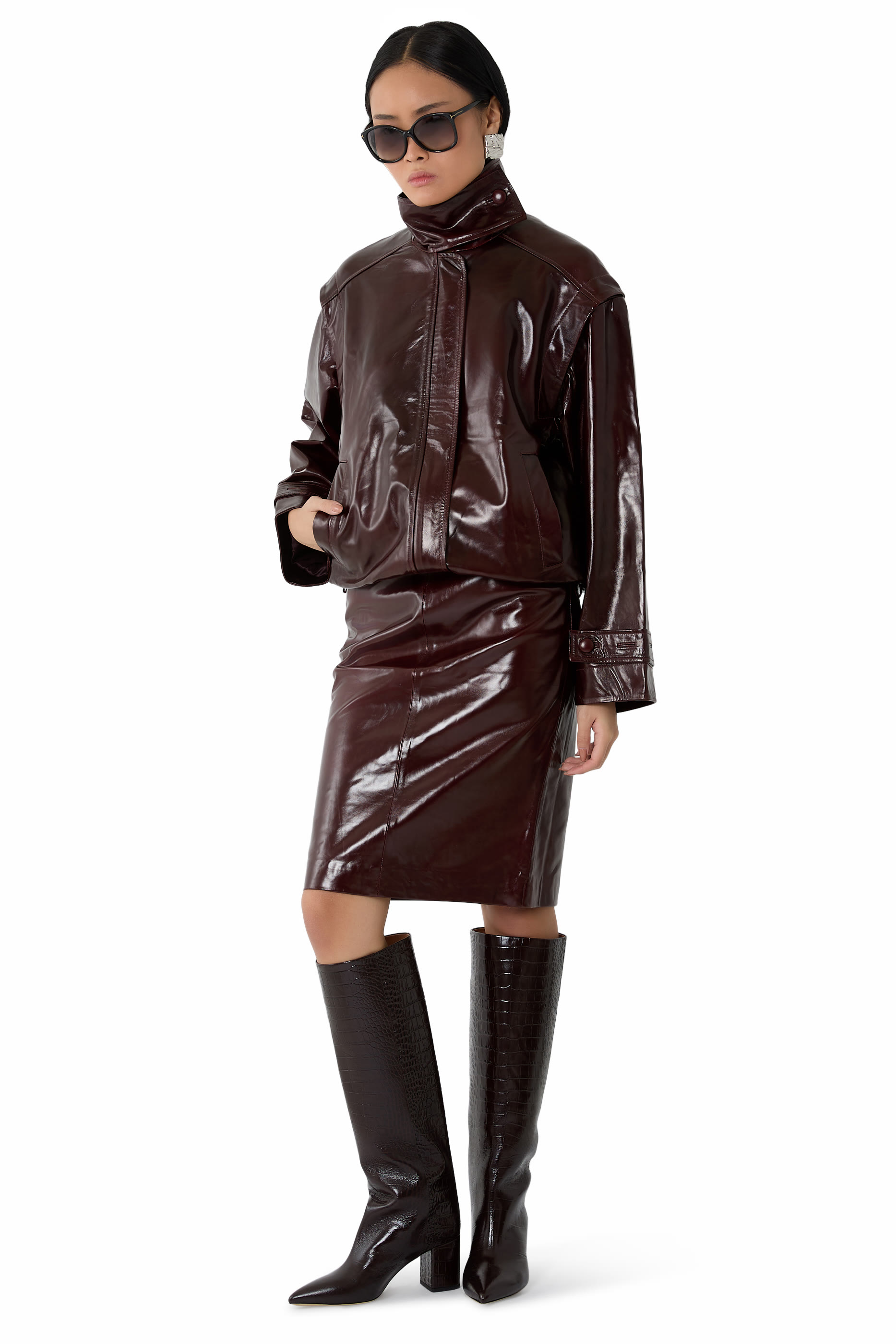 Oversize Leather Jacket 