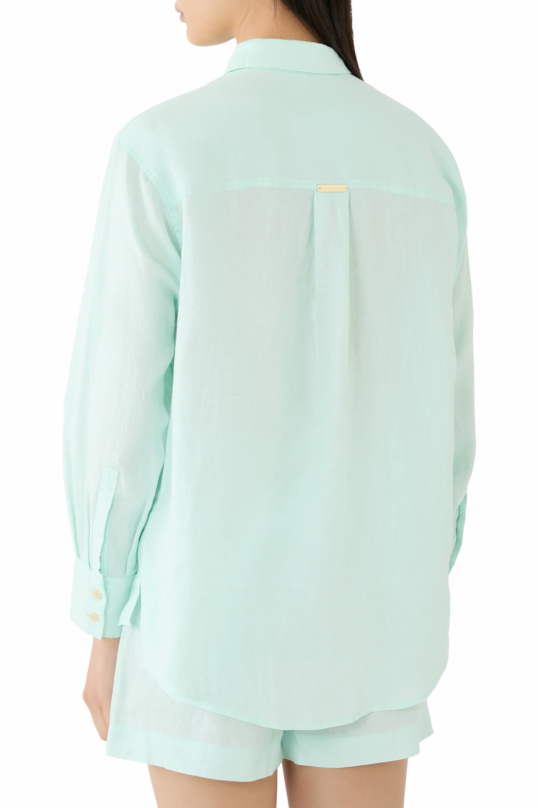 Bay Oversized Linen Beach Shirt