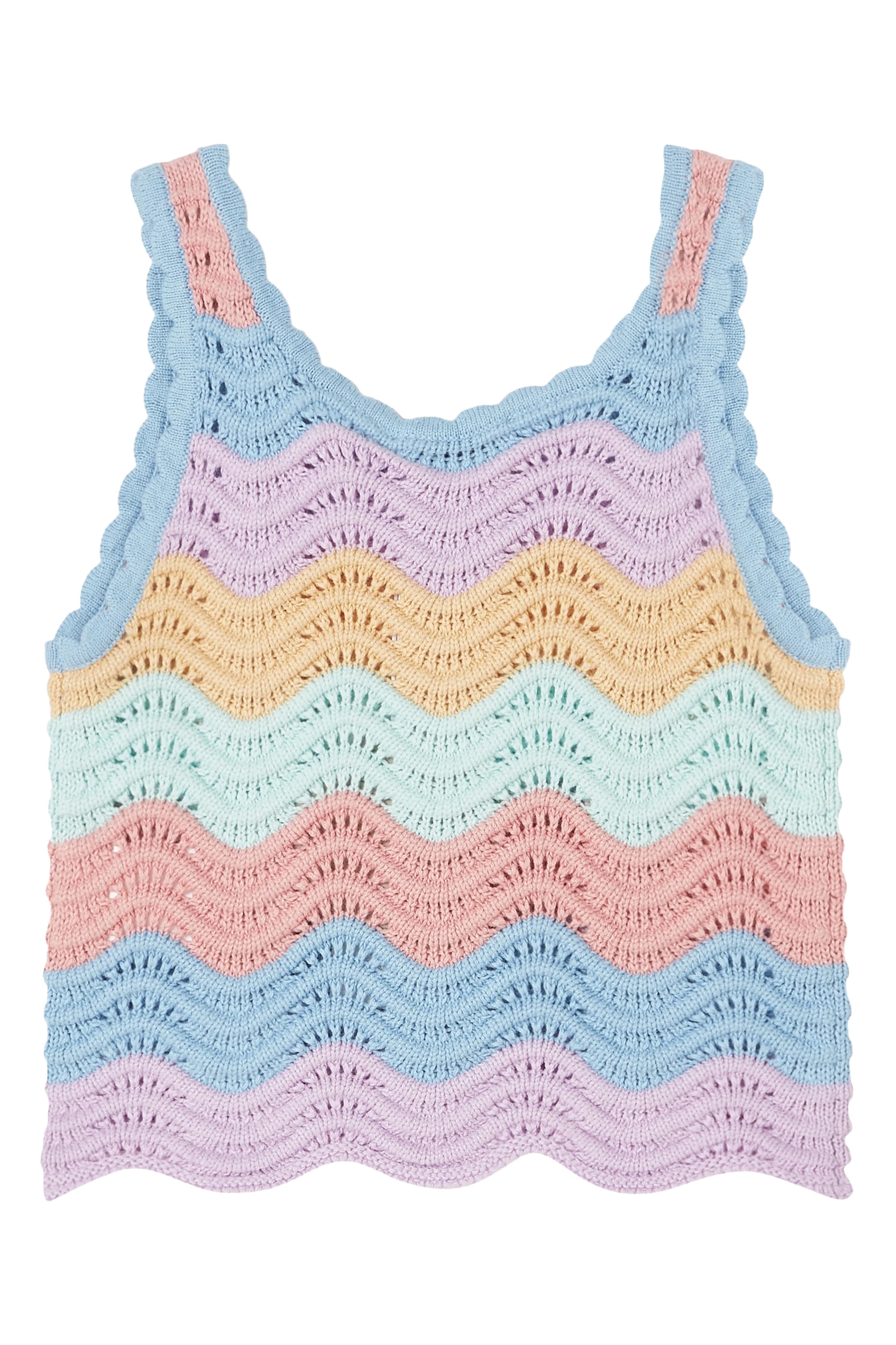 Kids Scallop-Hem Top