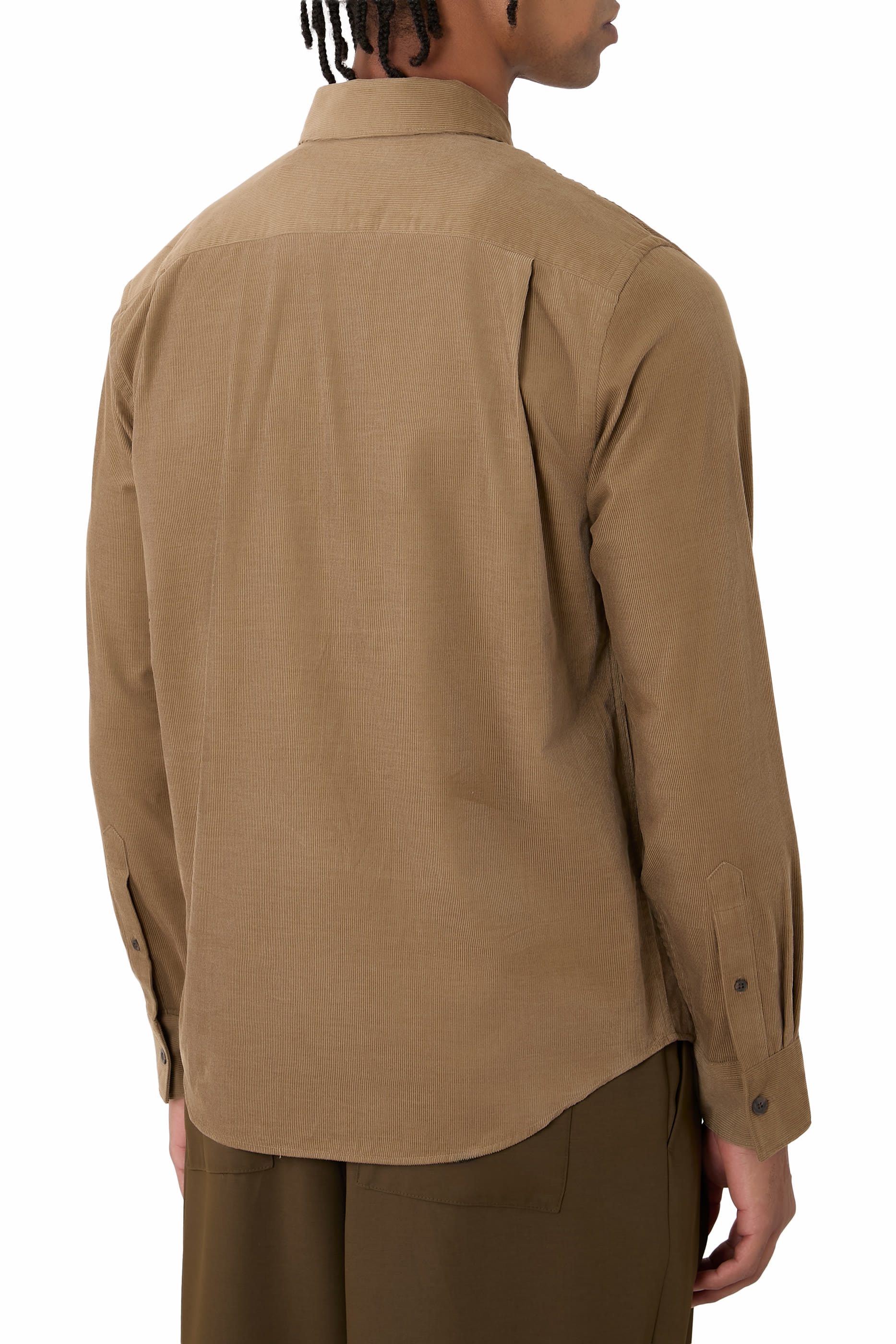 Button-Up Corduroy Shirt