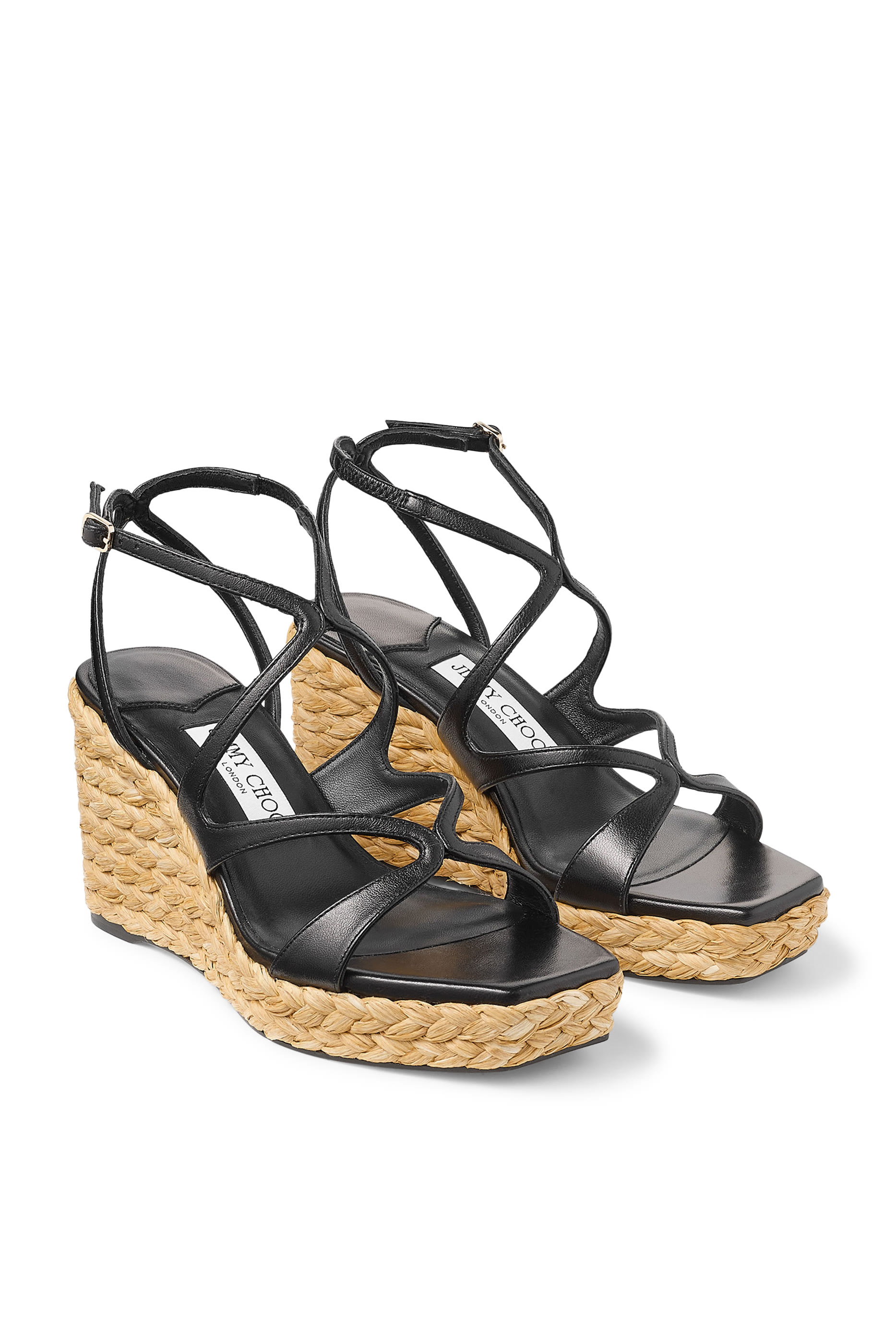 Ayla 85 Nappa Leather Wedges