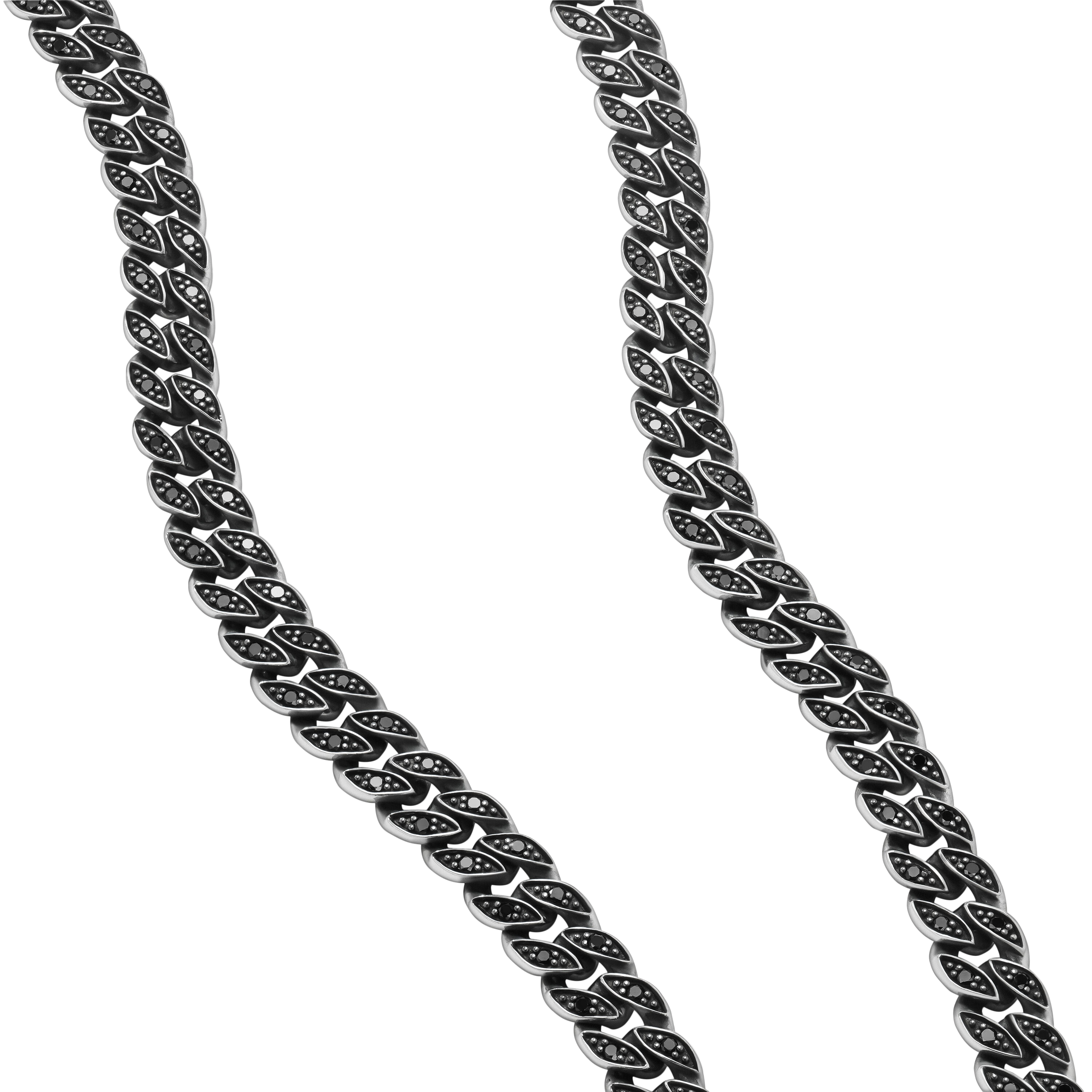 Curb Chain Necklace, Sterling Silver