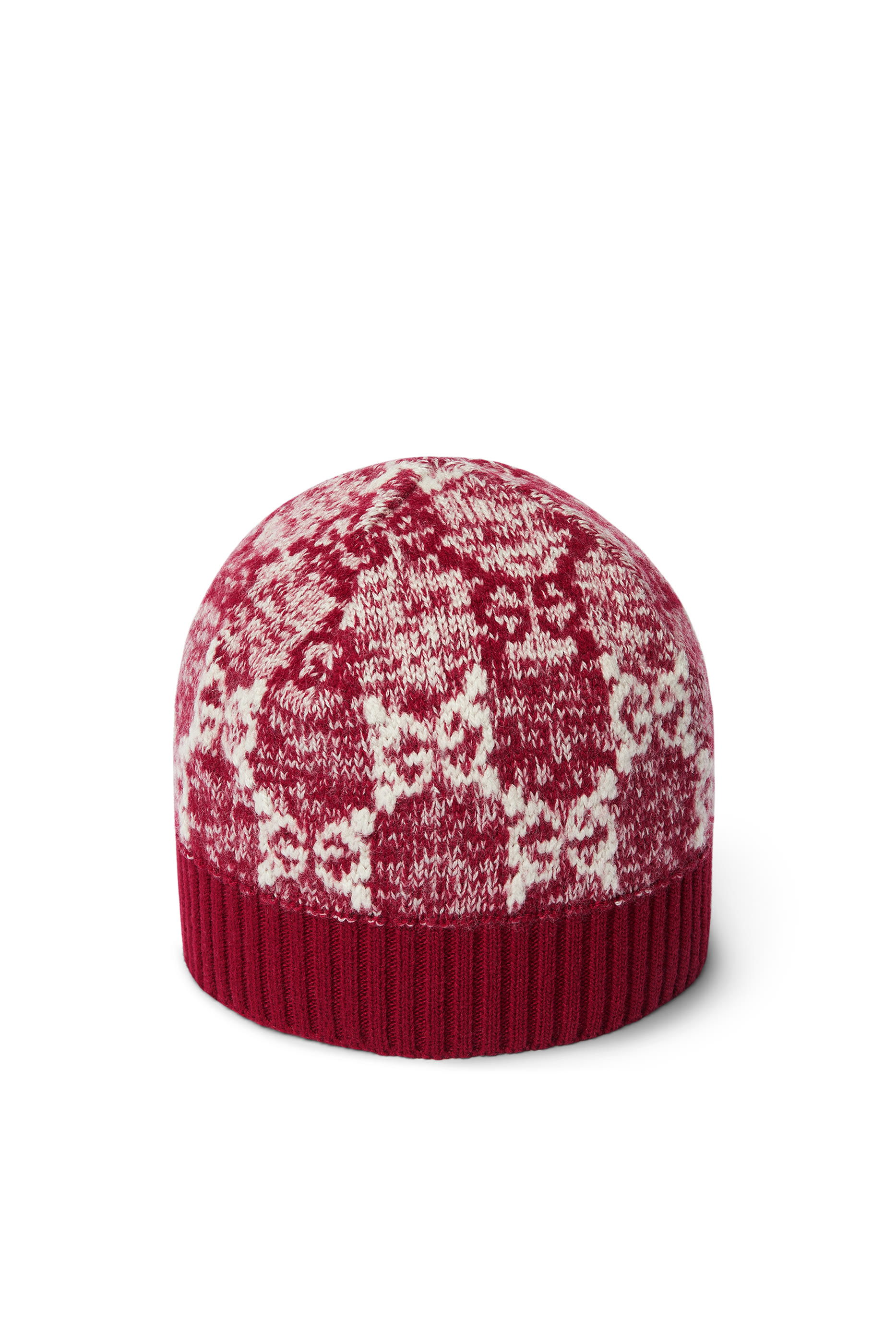Kids GG Wool Jacquard Hat 