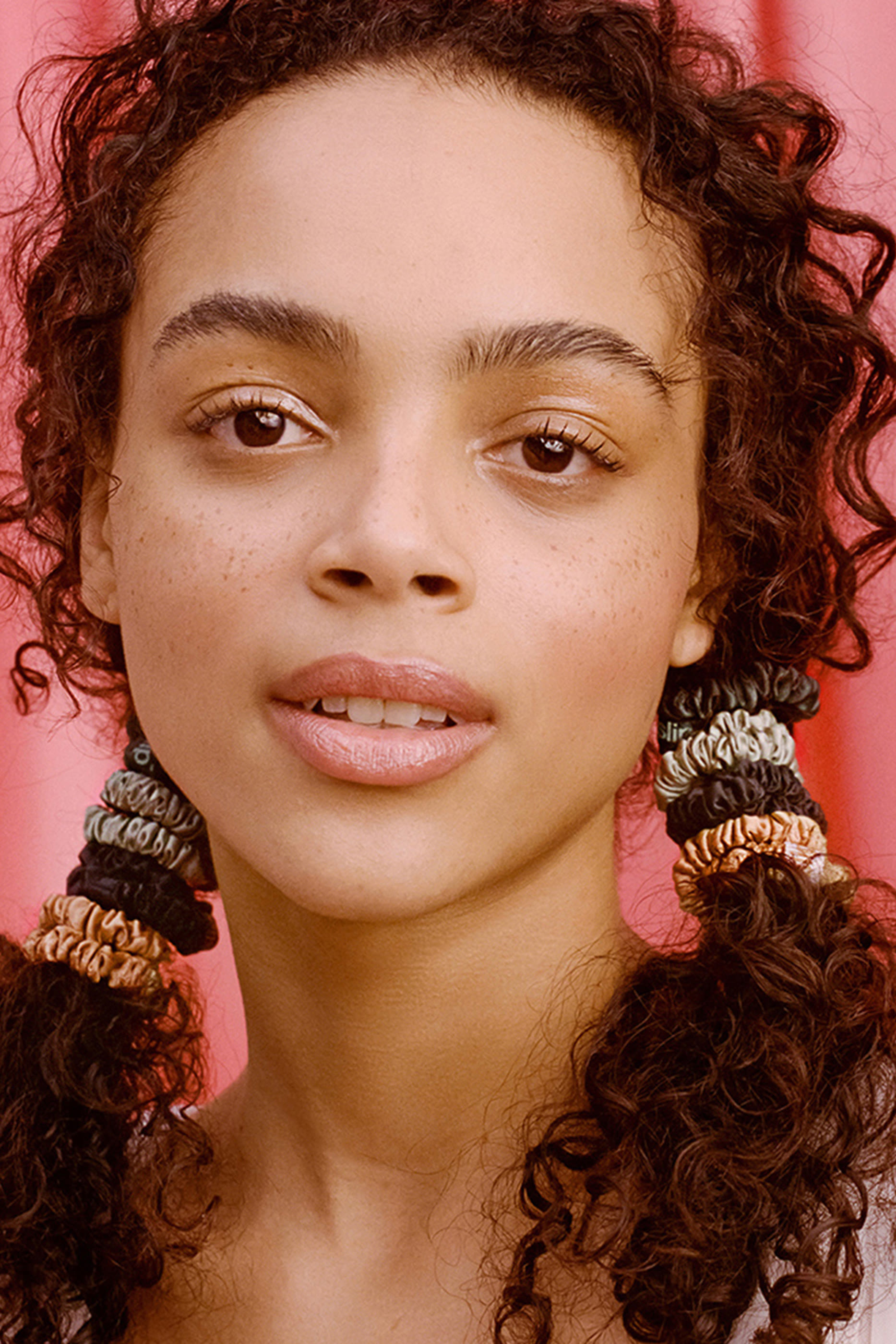 Sweetie Pie Silk Skinny Scrunchie Ornament, Set of 4