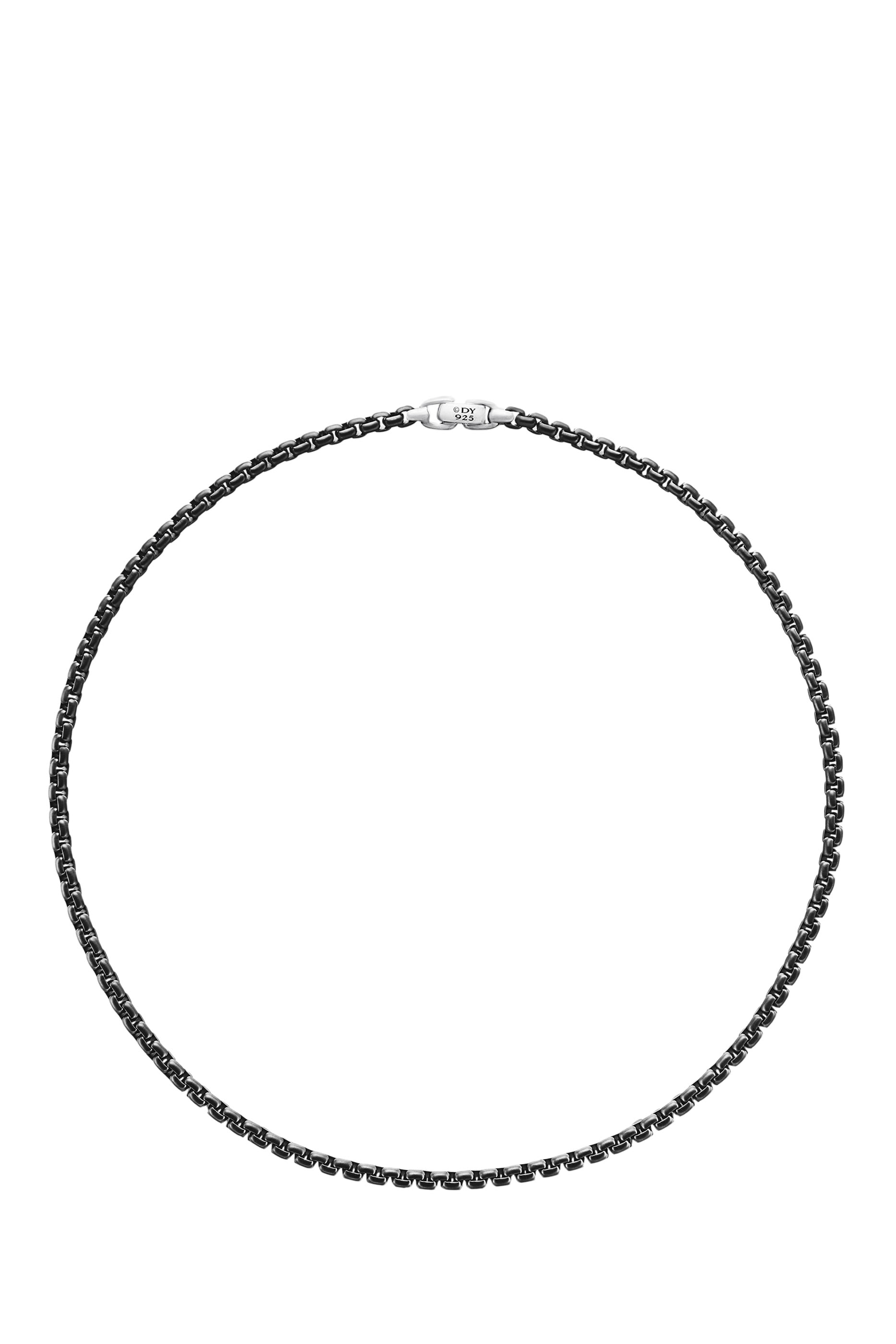 Box Chain Necklace, Stainless Steel