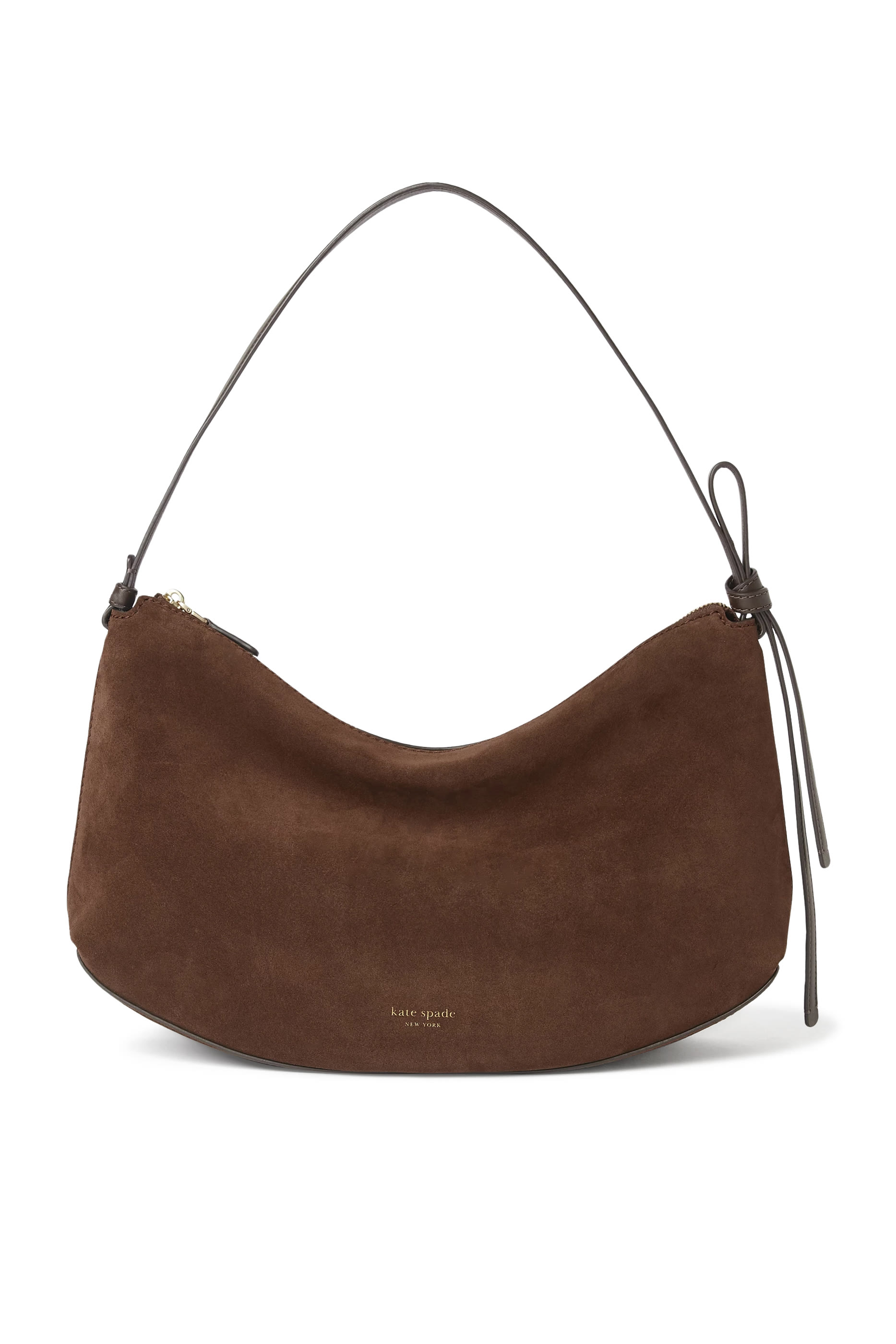 Loop Suede Shoulder Bag