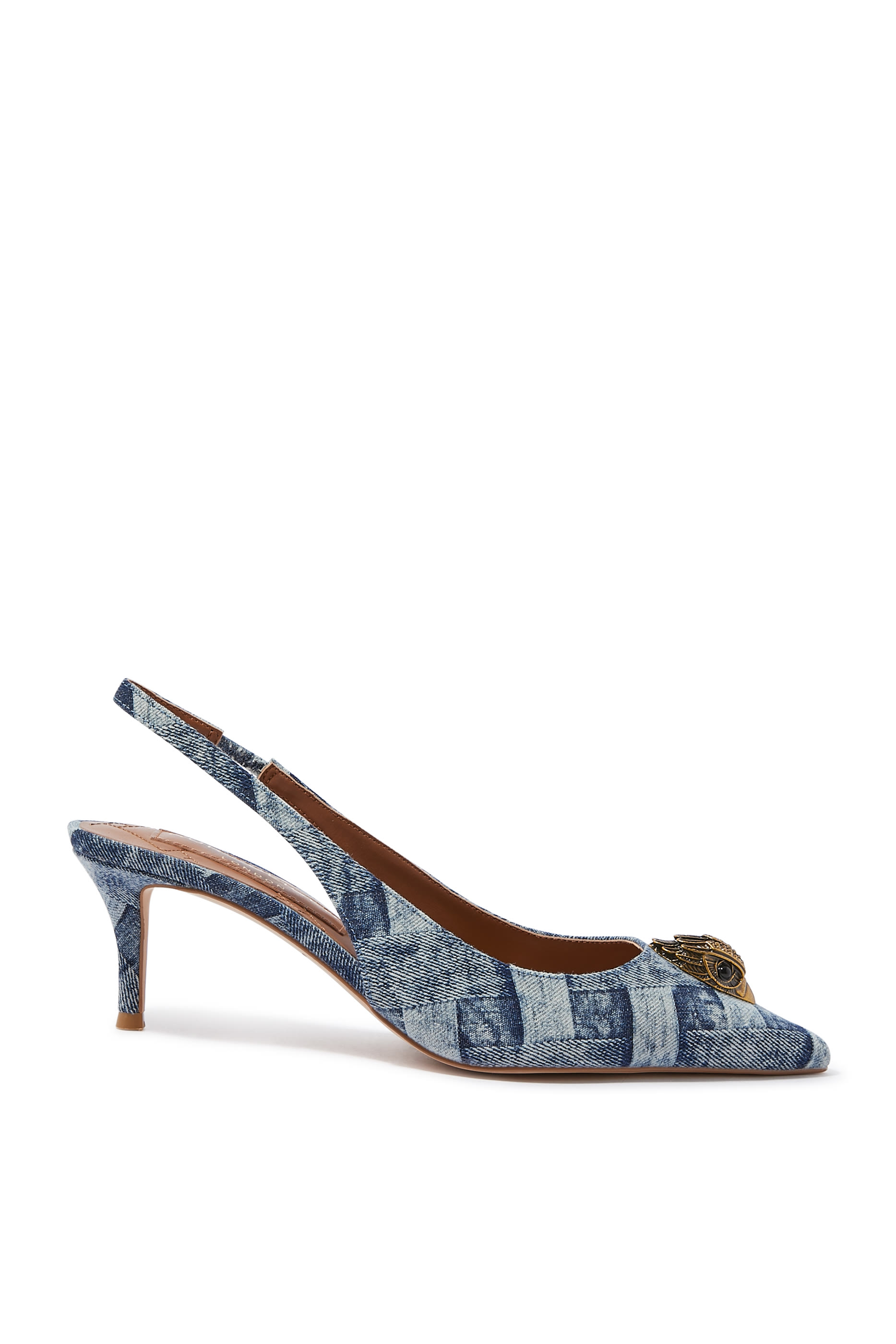 Belgravia 60 Denim Slingback Pumps