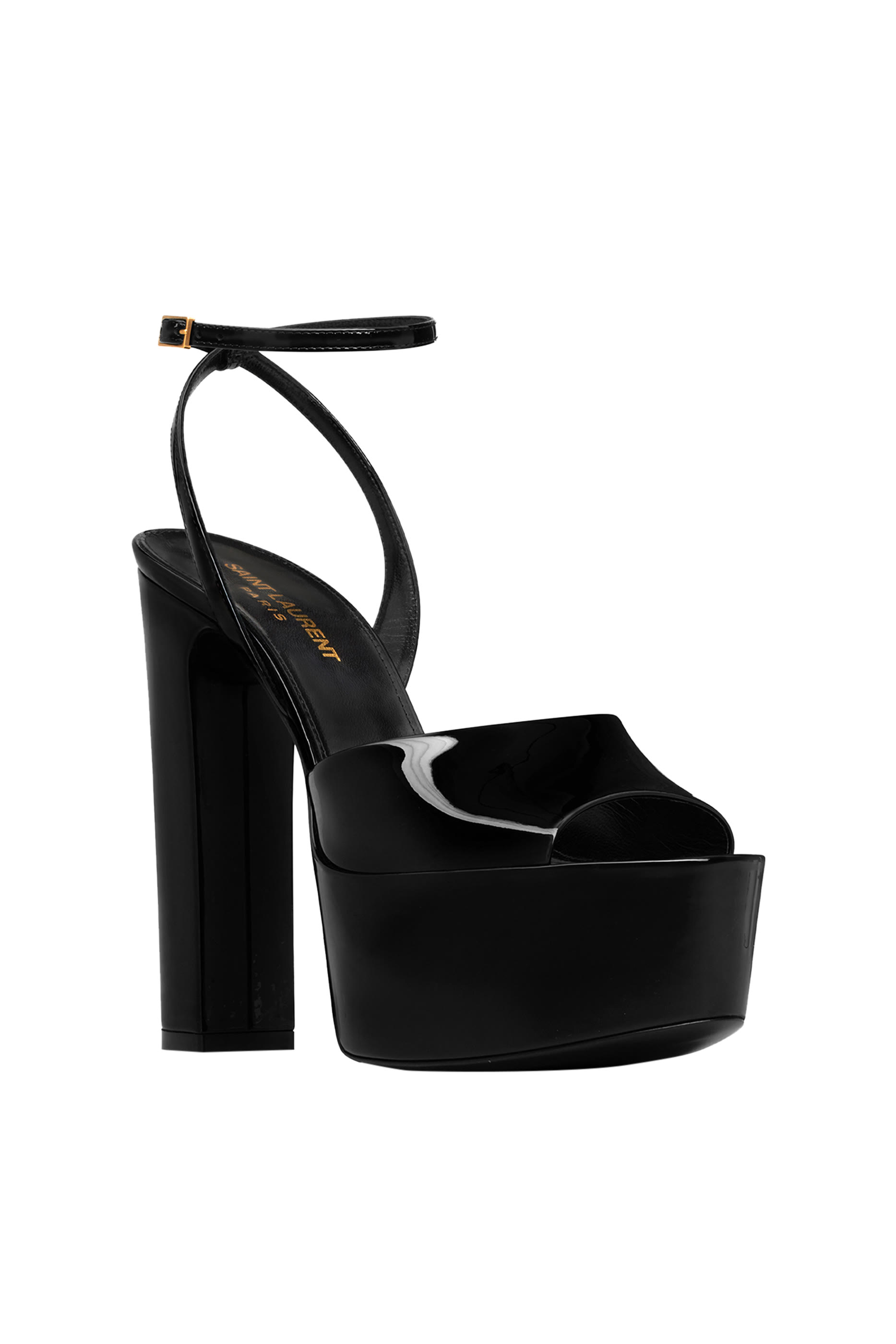 Jodie Platform Sandals in Patent Leather