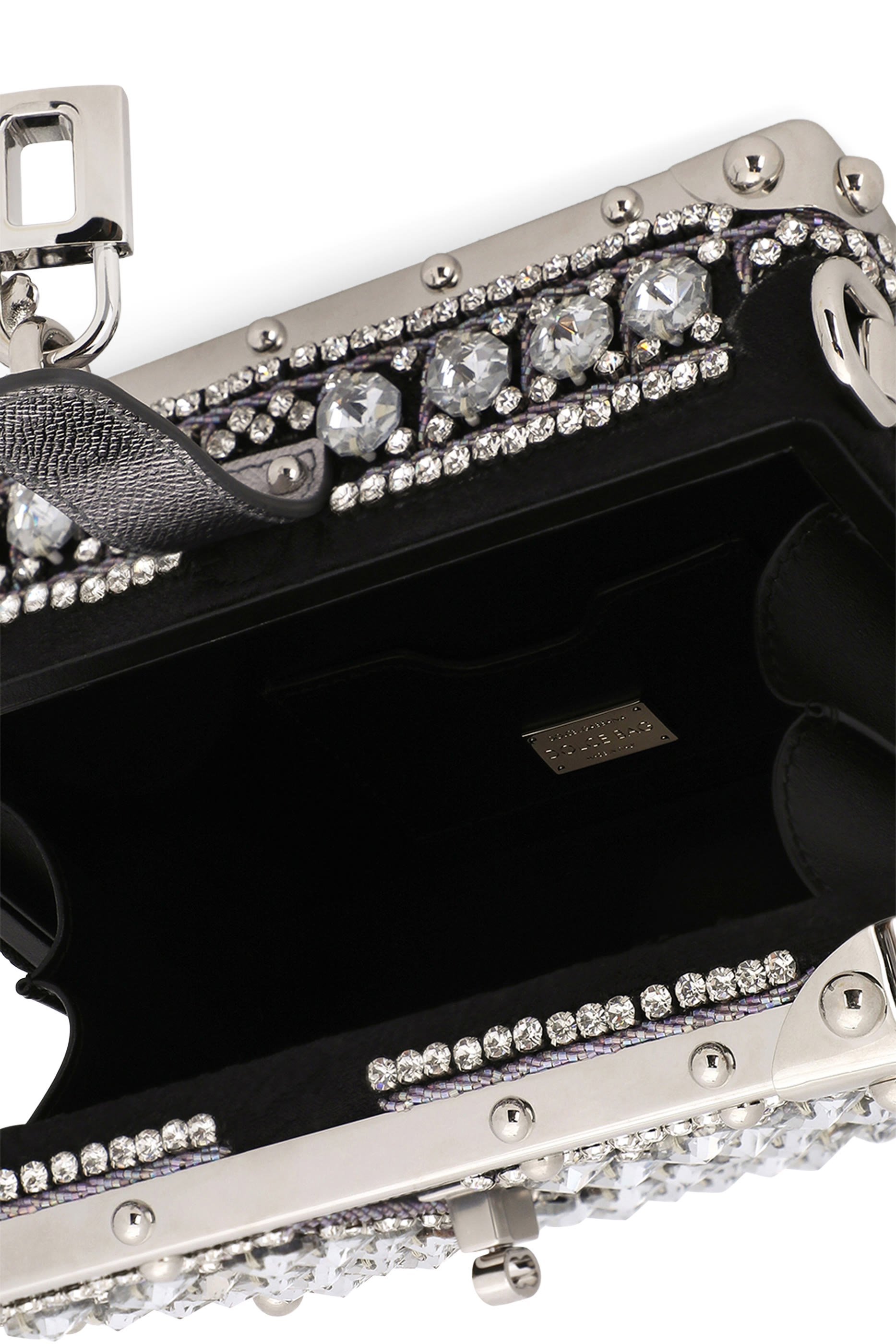 Embroidered Jacquard Dolce Box Bag