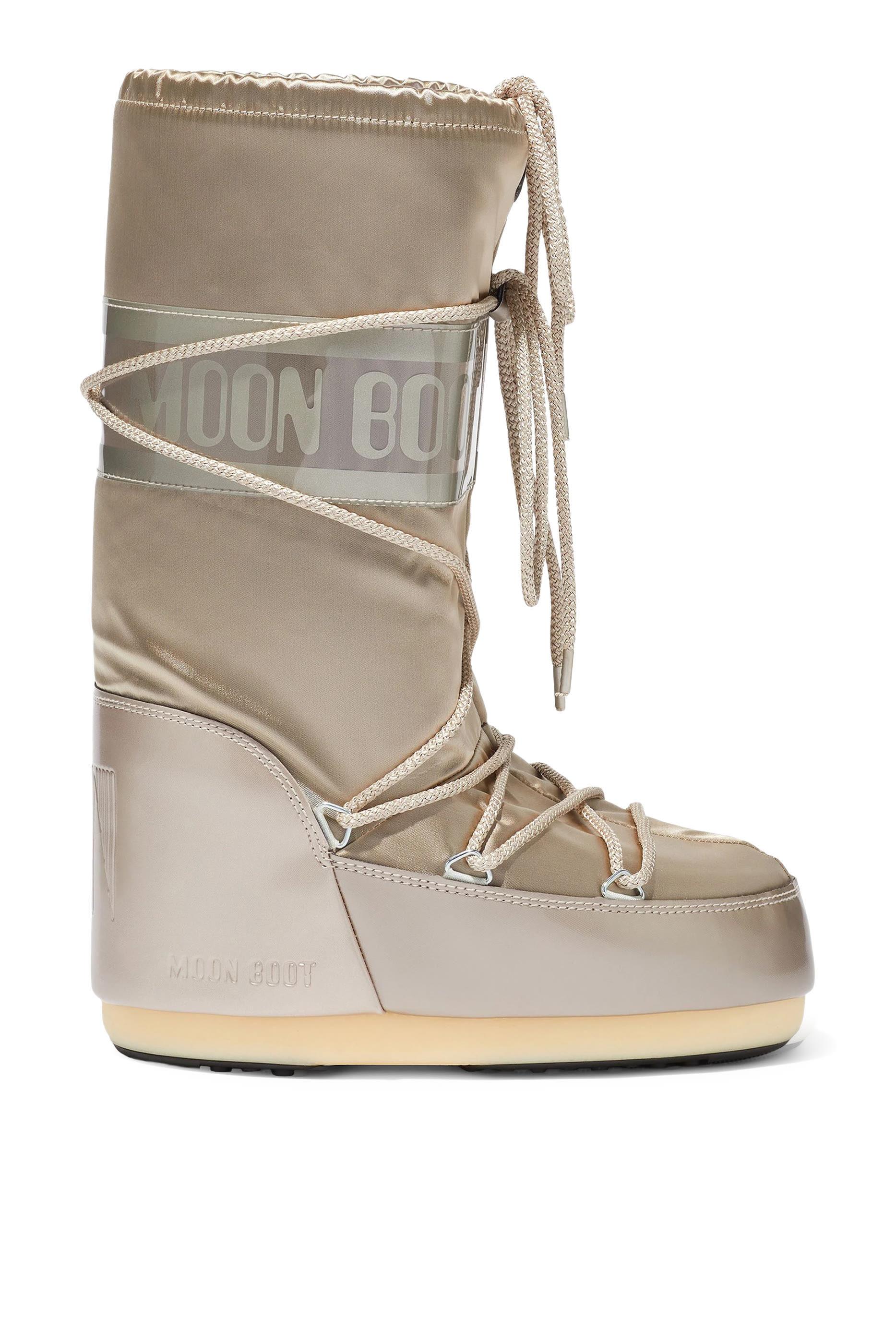  Icon Glance Platinum Satin Boots 
