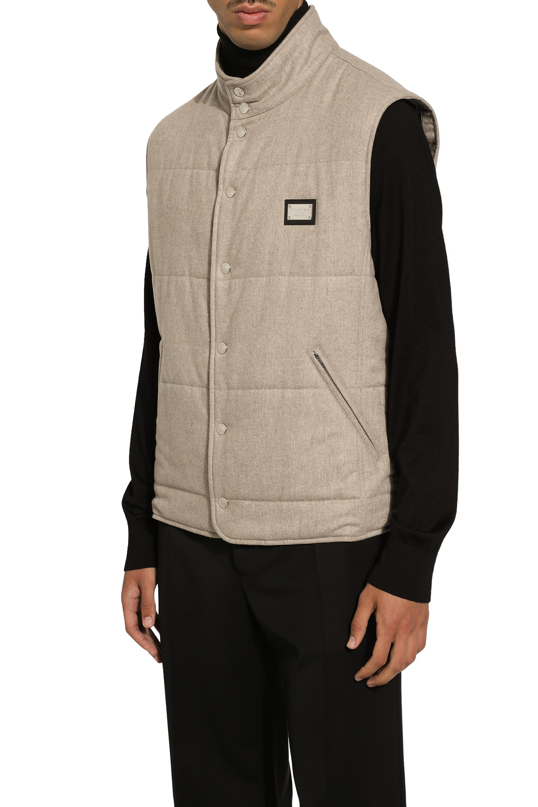 Padded Cashmere Vest