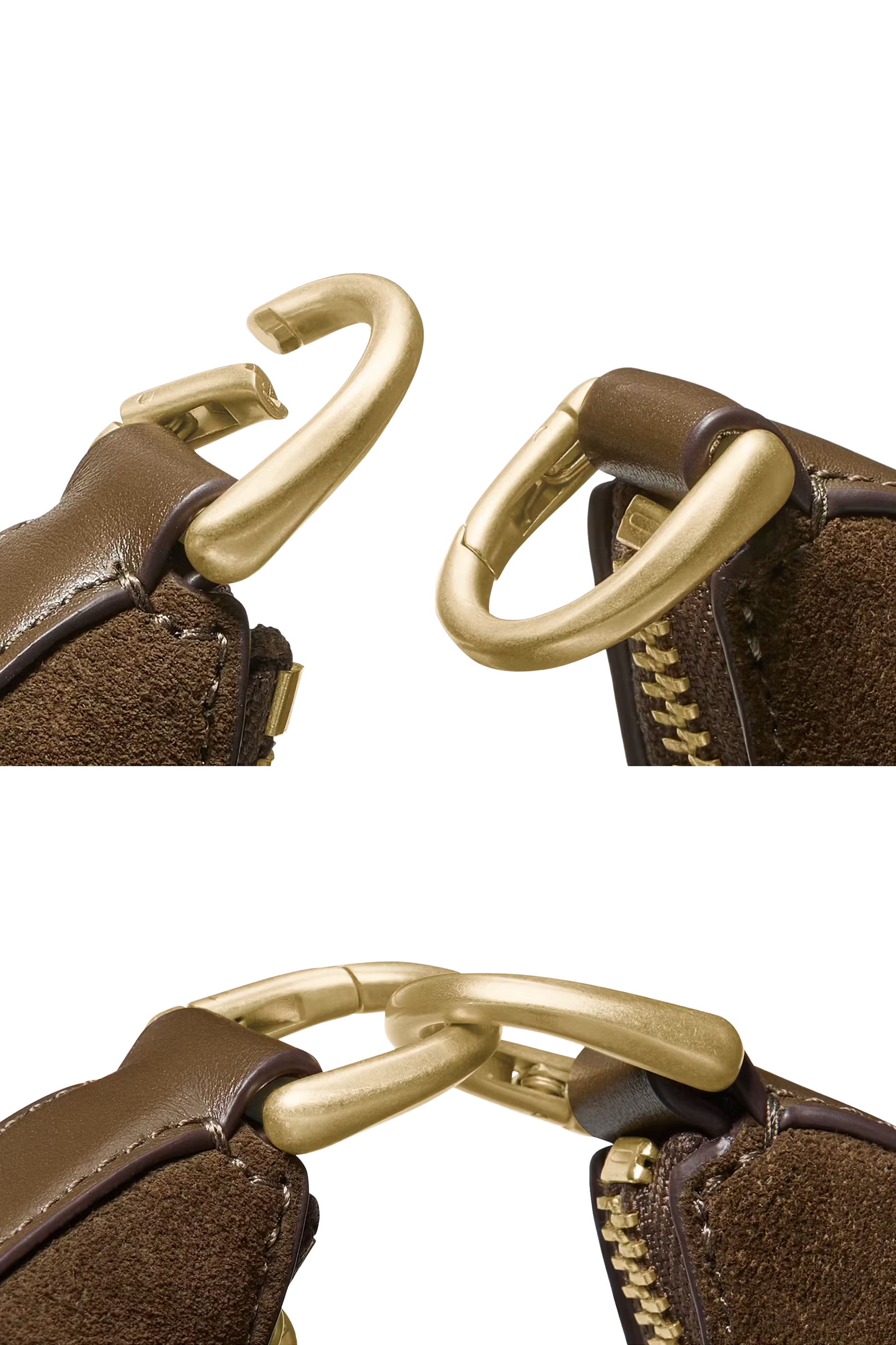 Duo Suede Crossbody Bag