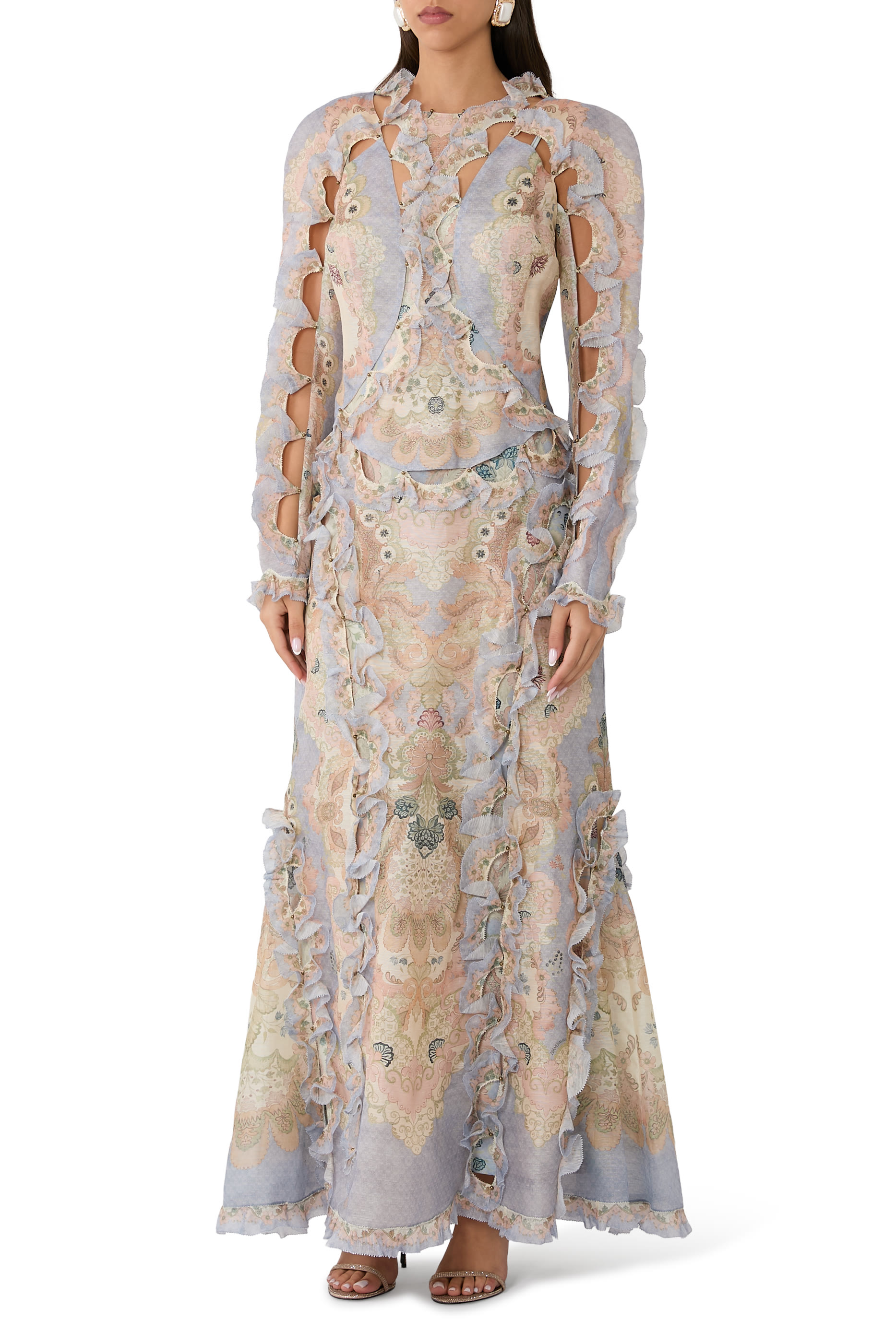 Rebellion Scallop Maxi Dress