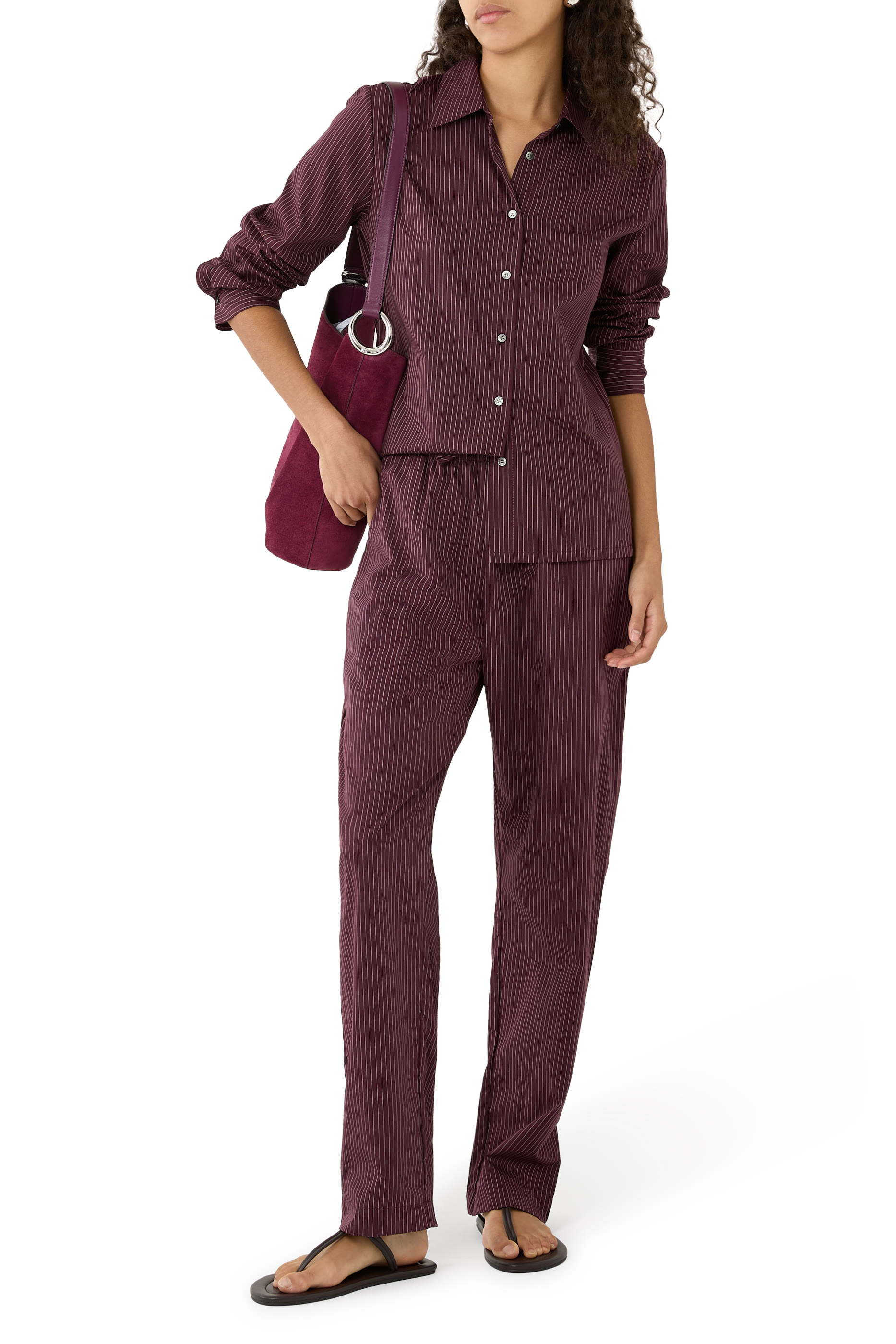  Yoshi Stripe Classic Tie Pants