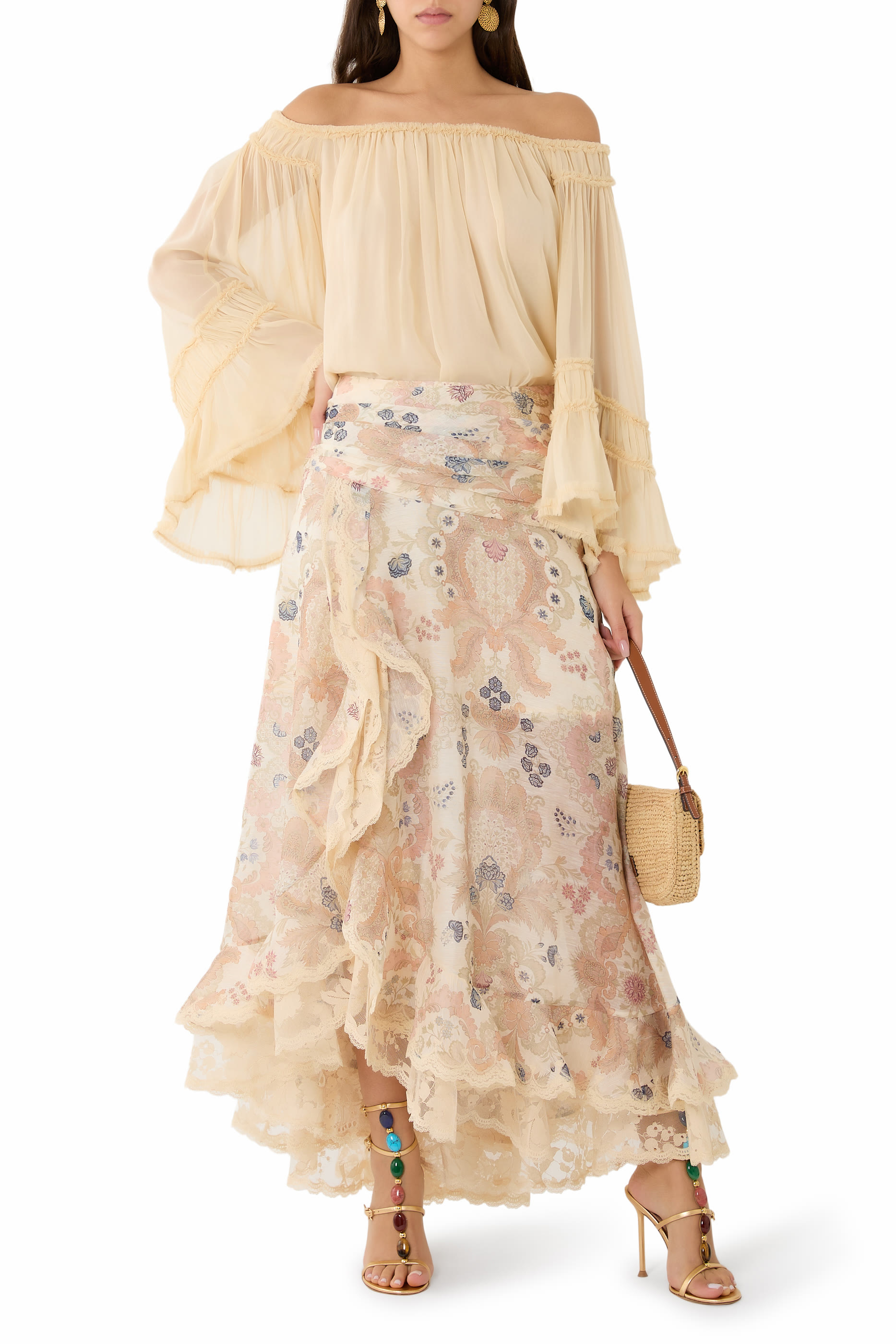 Rebellion Lace Maxi Skirt 