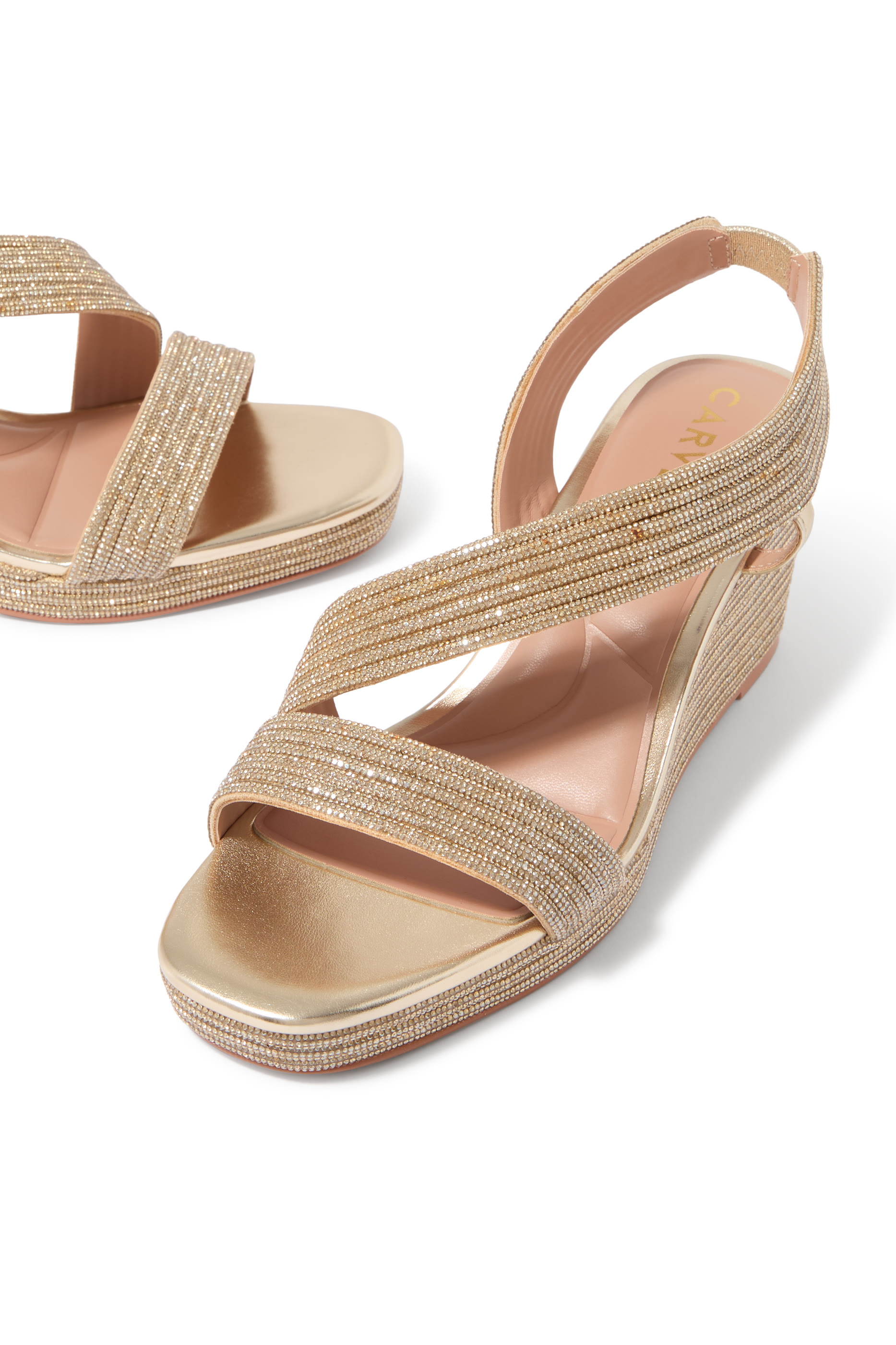Carvela 70 Gala Wedge Jewel Sandals