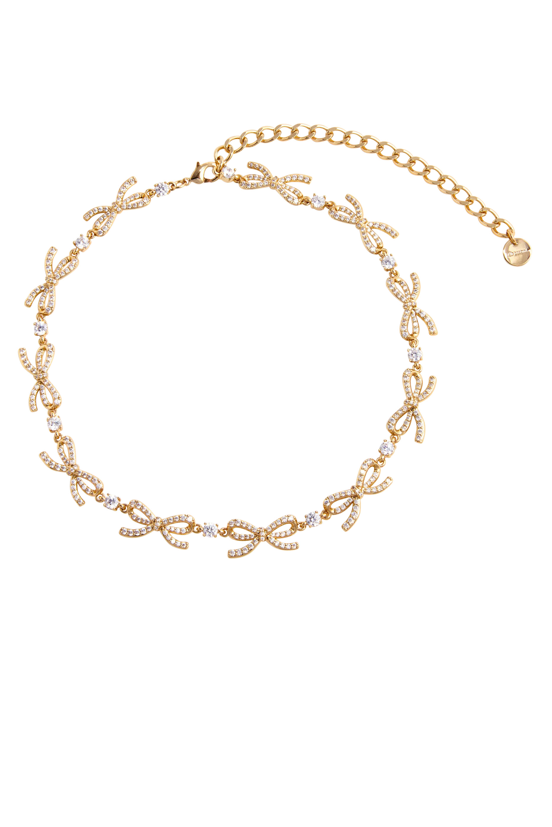 Crystal Bows Necklace