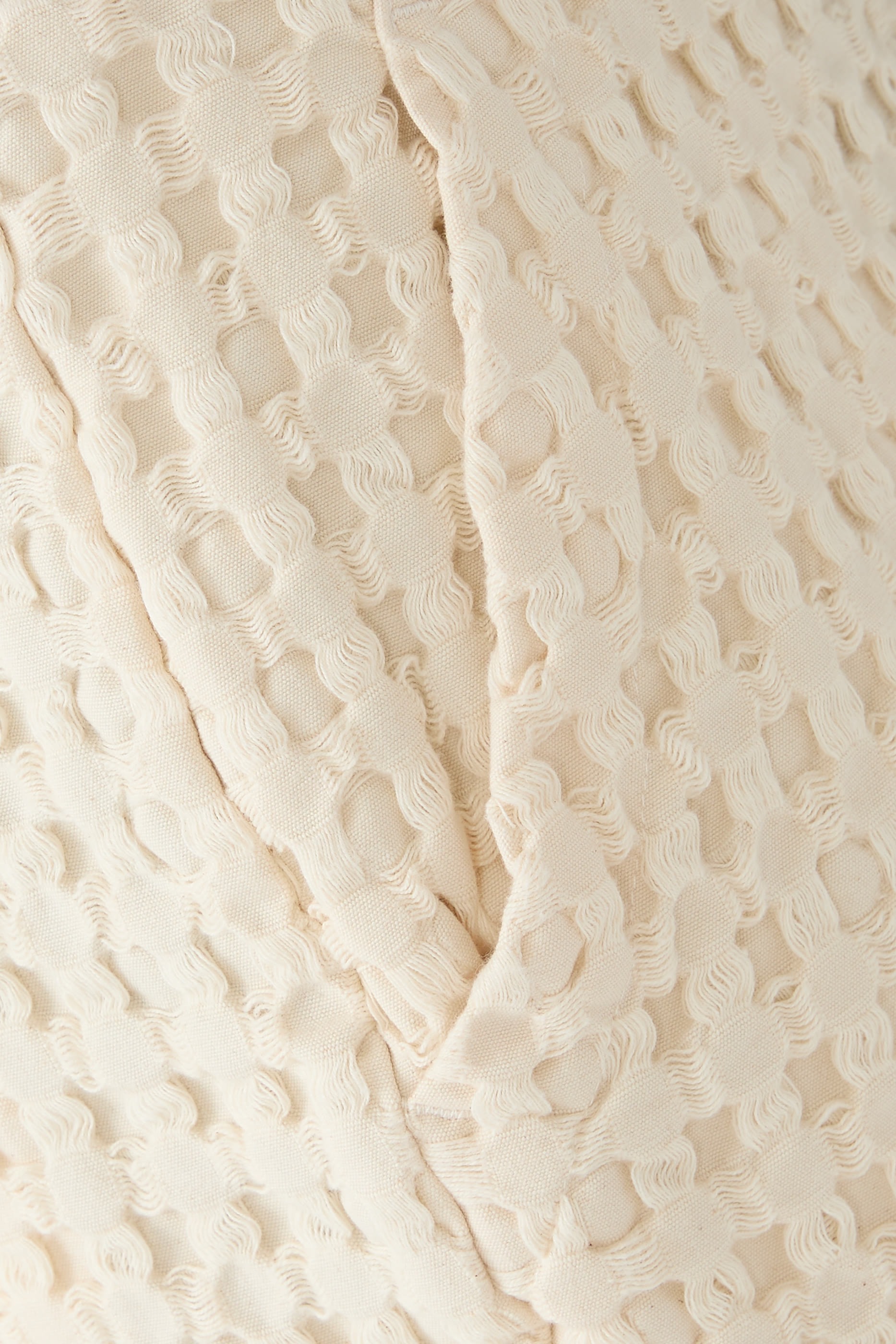 Ecru Cuba Waffle Shorts