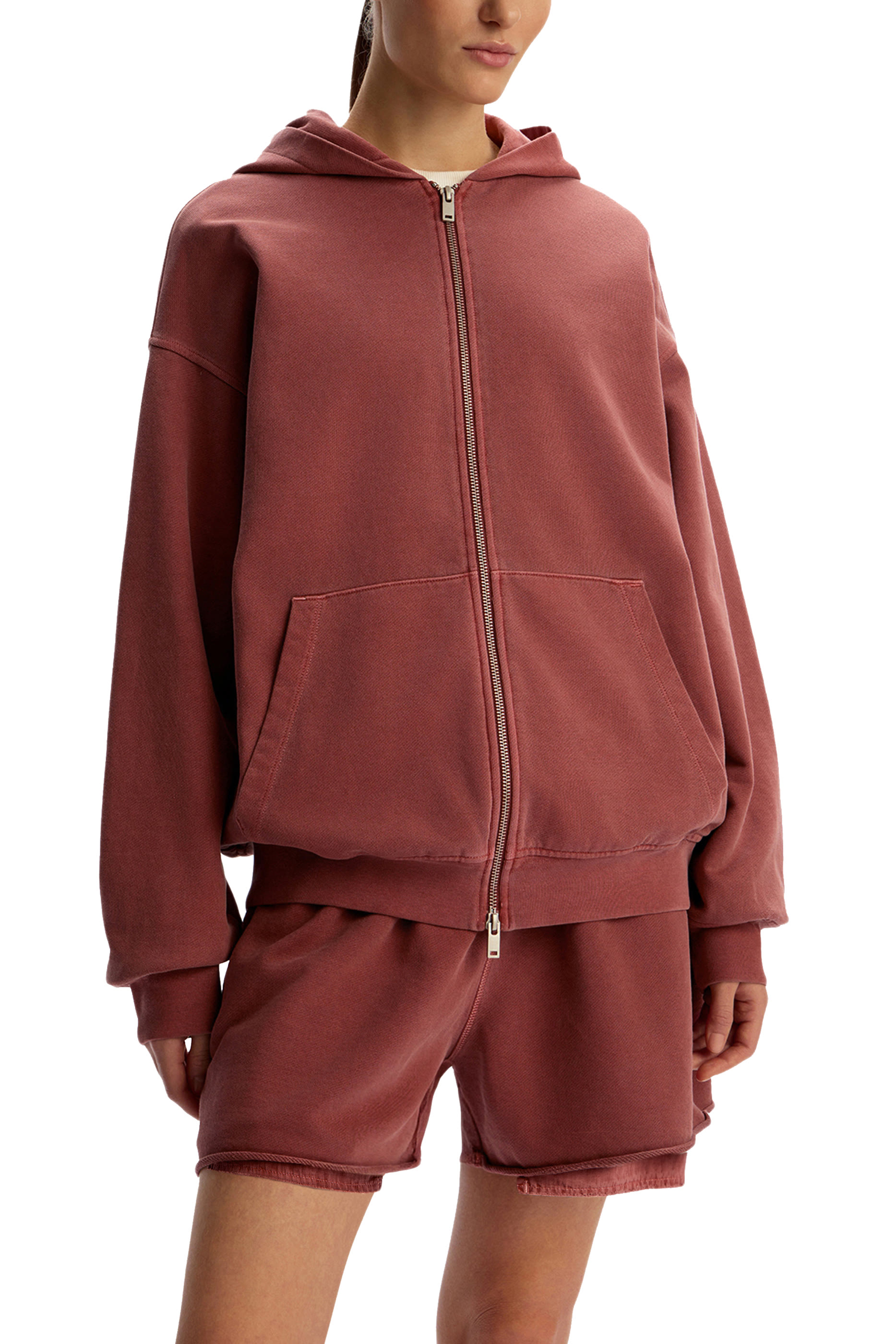 Garment-Dyed Terry Shorts 