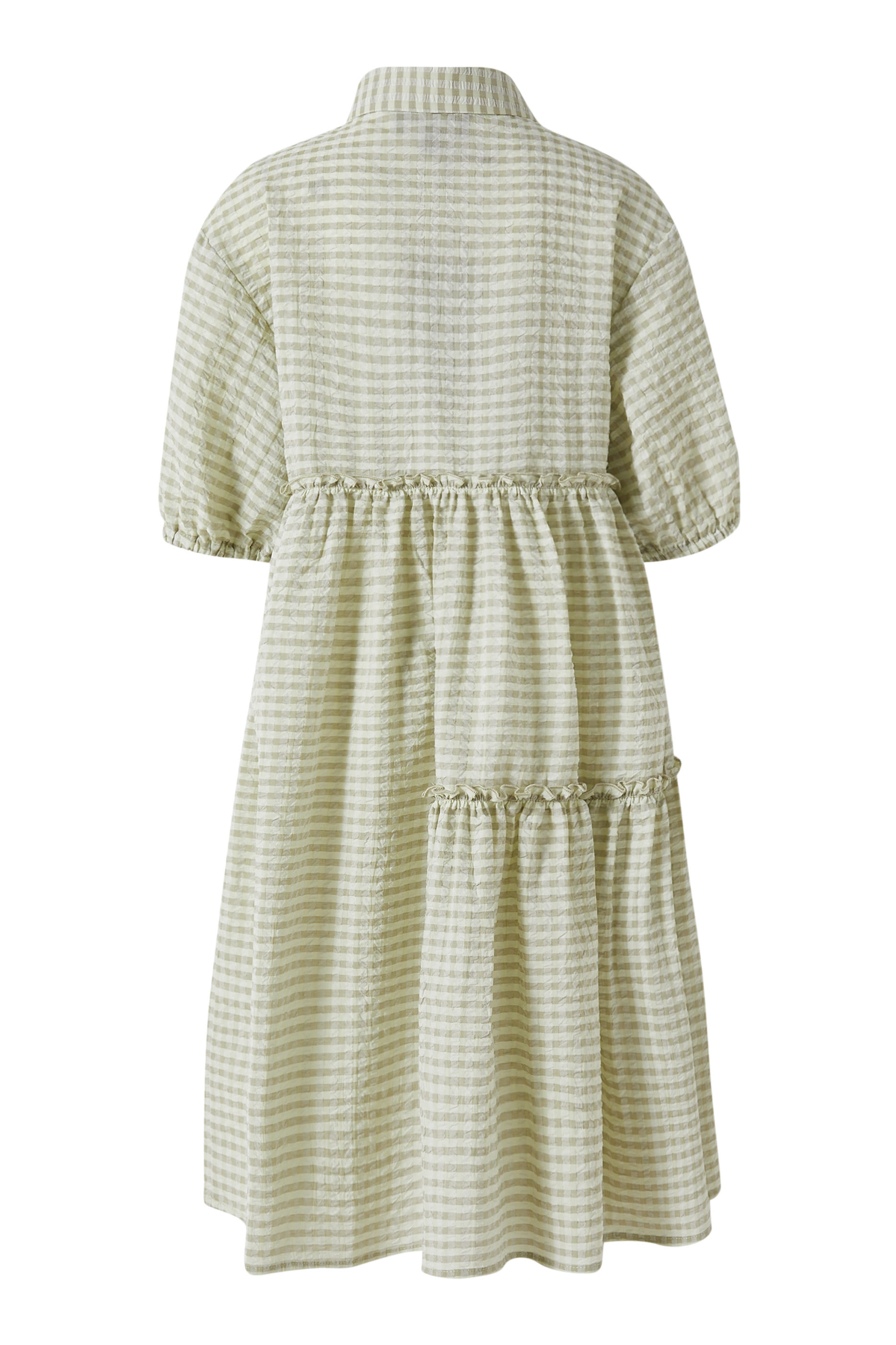 Kids Checked Short Sleeve Dress 