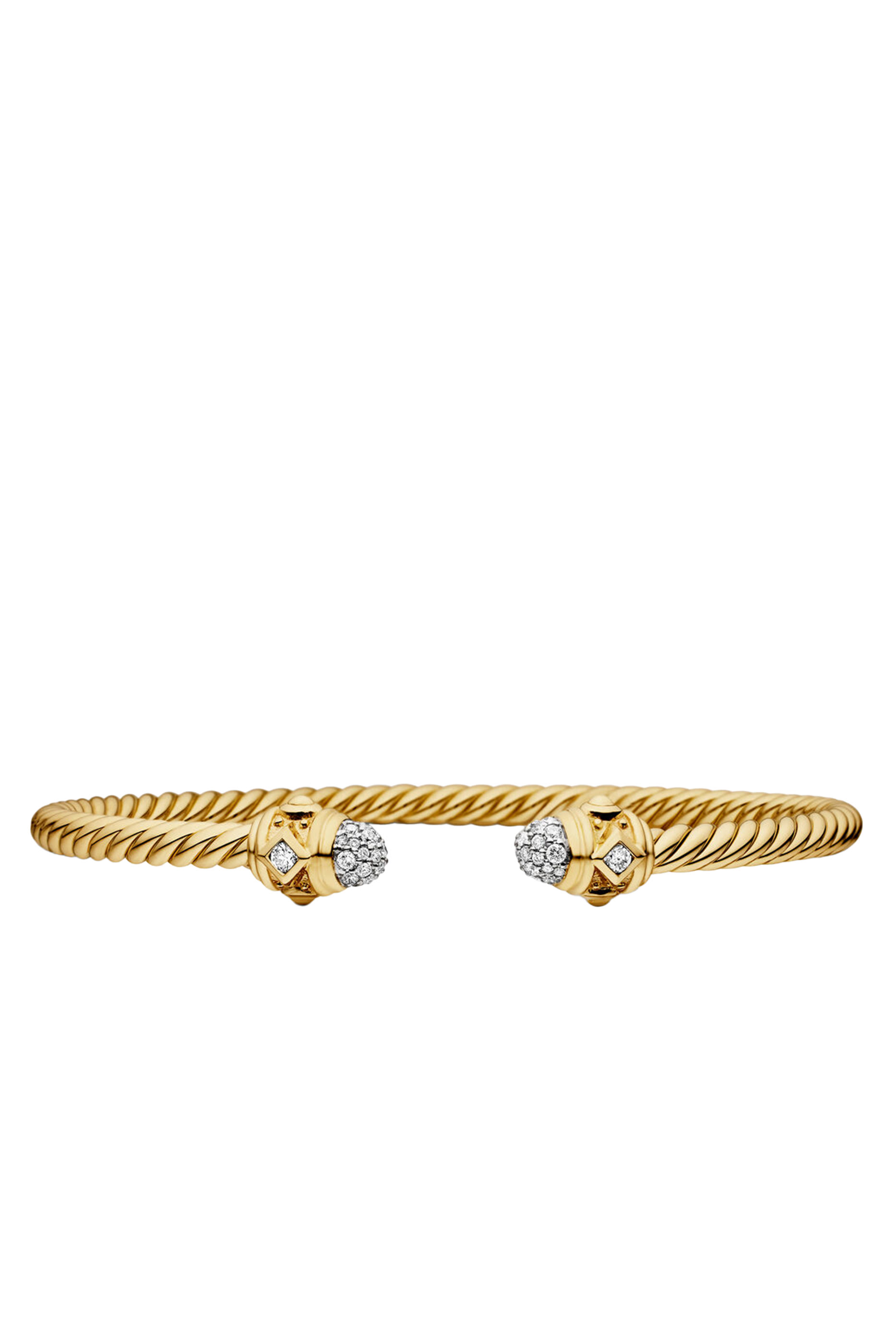 18K Yellow Gold & Diamonds Renaissance&reg; Cablespira Bracelet