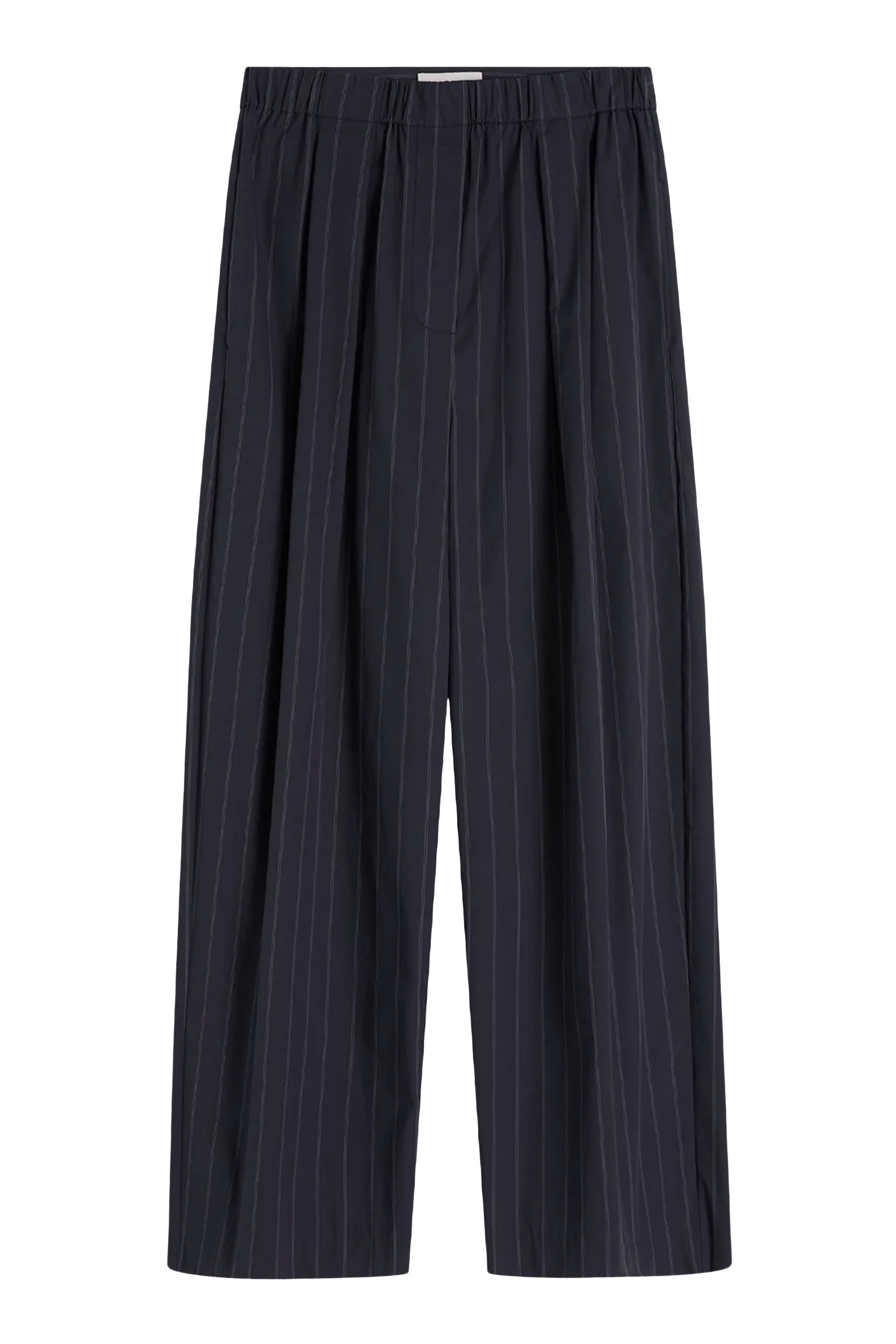 Stripe Relaxed Pleat Pants