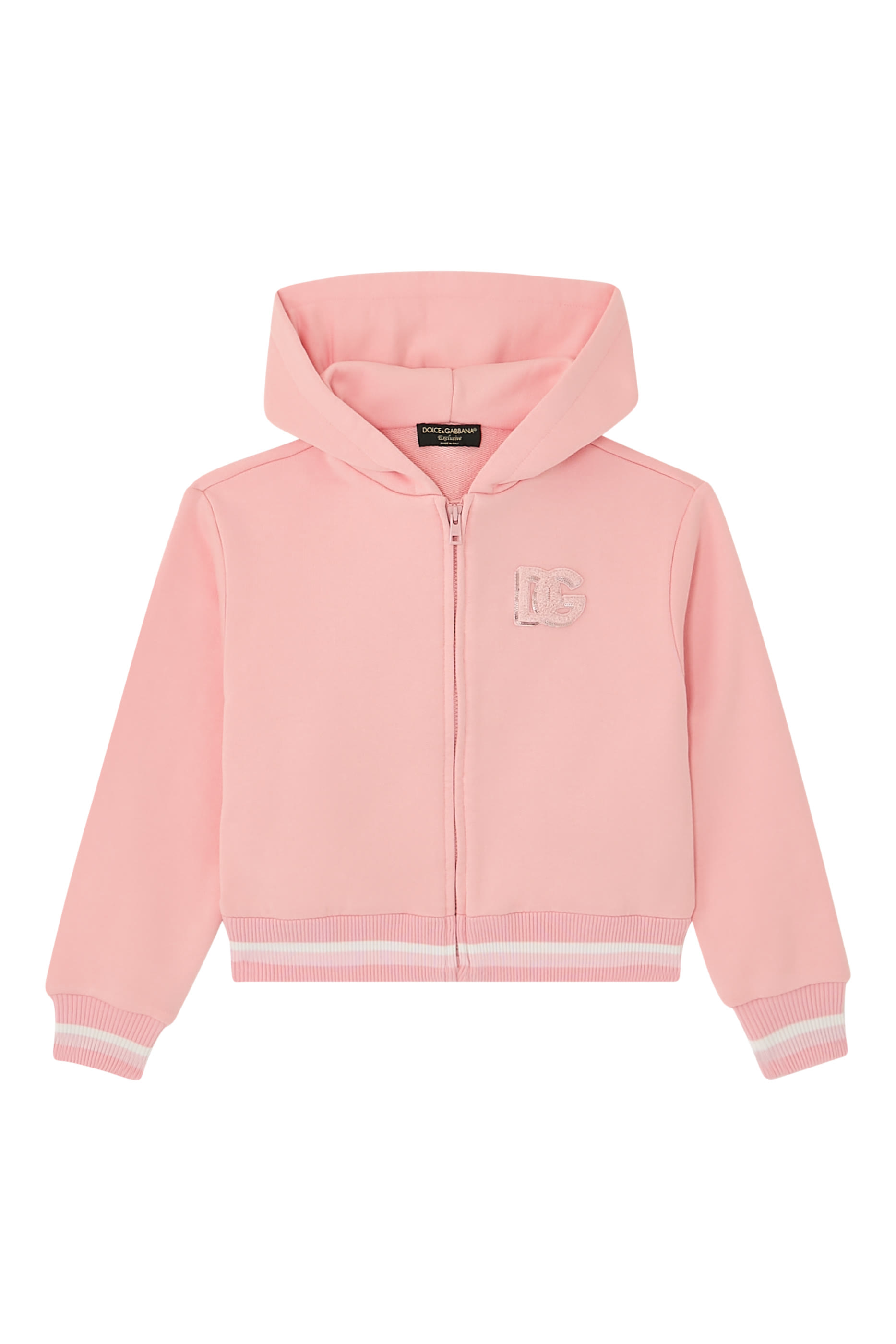 Kids Fleece Hoodie with DG Patch